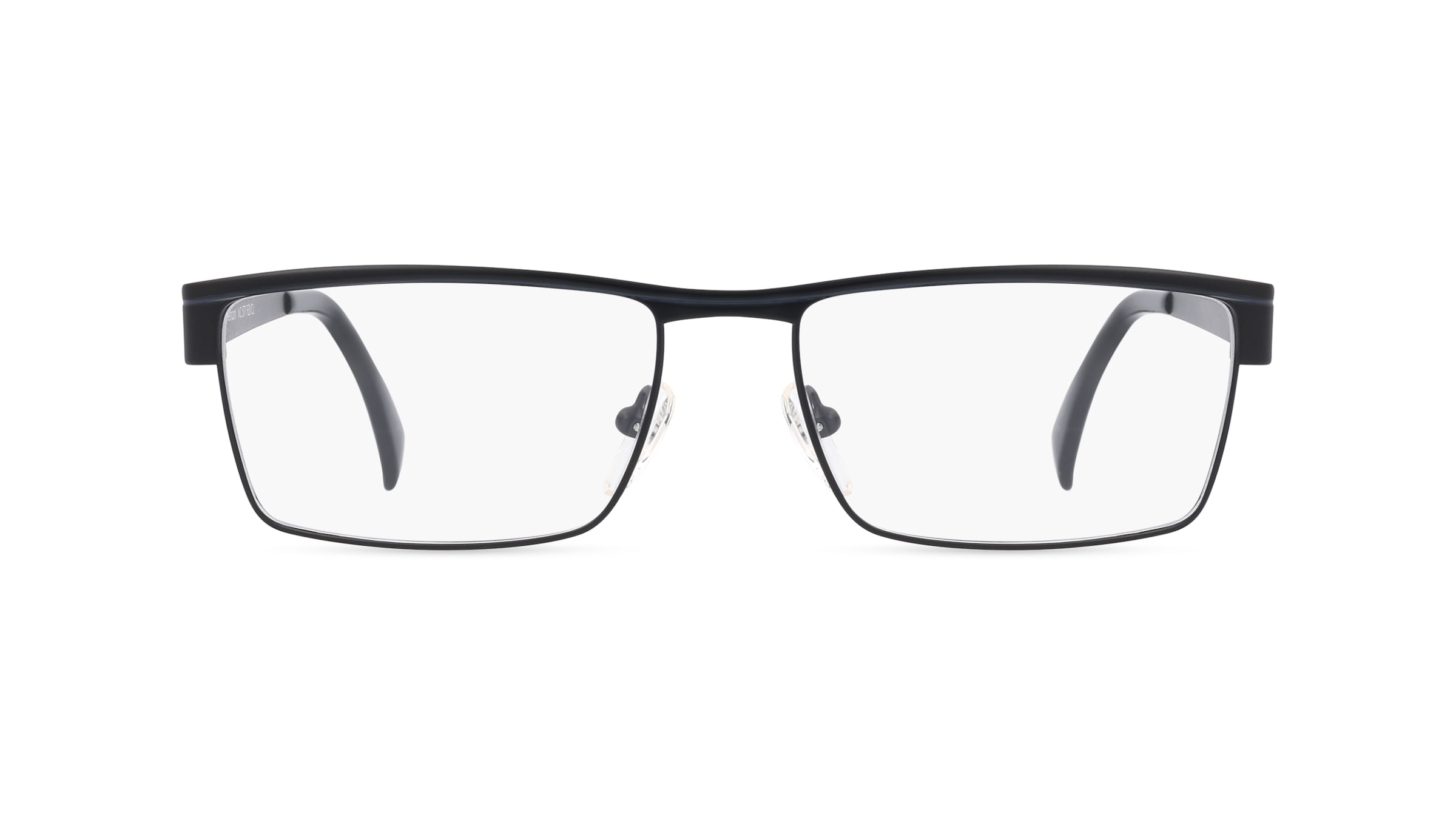 Fielmann MC 577 FLEX CL Herren-Brille inkl. Gläser Vollrand Eckig Edelstahl-Gestell 53mm/16mm/135mm, schwarz