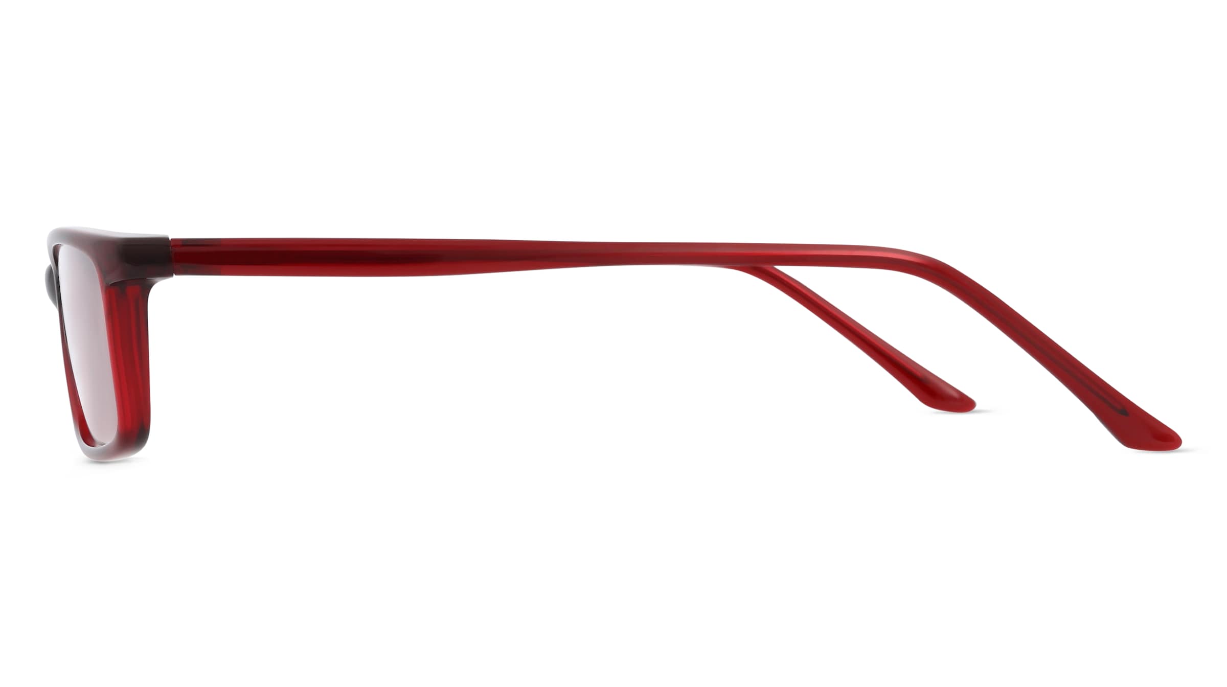 Thumbnail - Fielmann MC 599 CL Unisex-Brille inkl. Gläser Vollrand Eckig Propionat-Gestell 50mm/16mm/135mm, rot