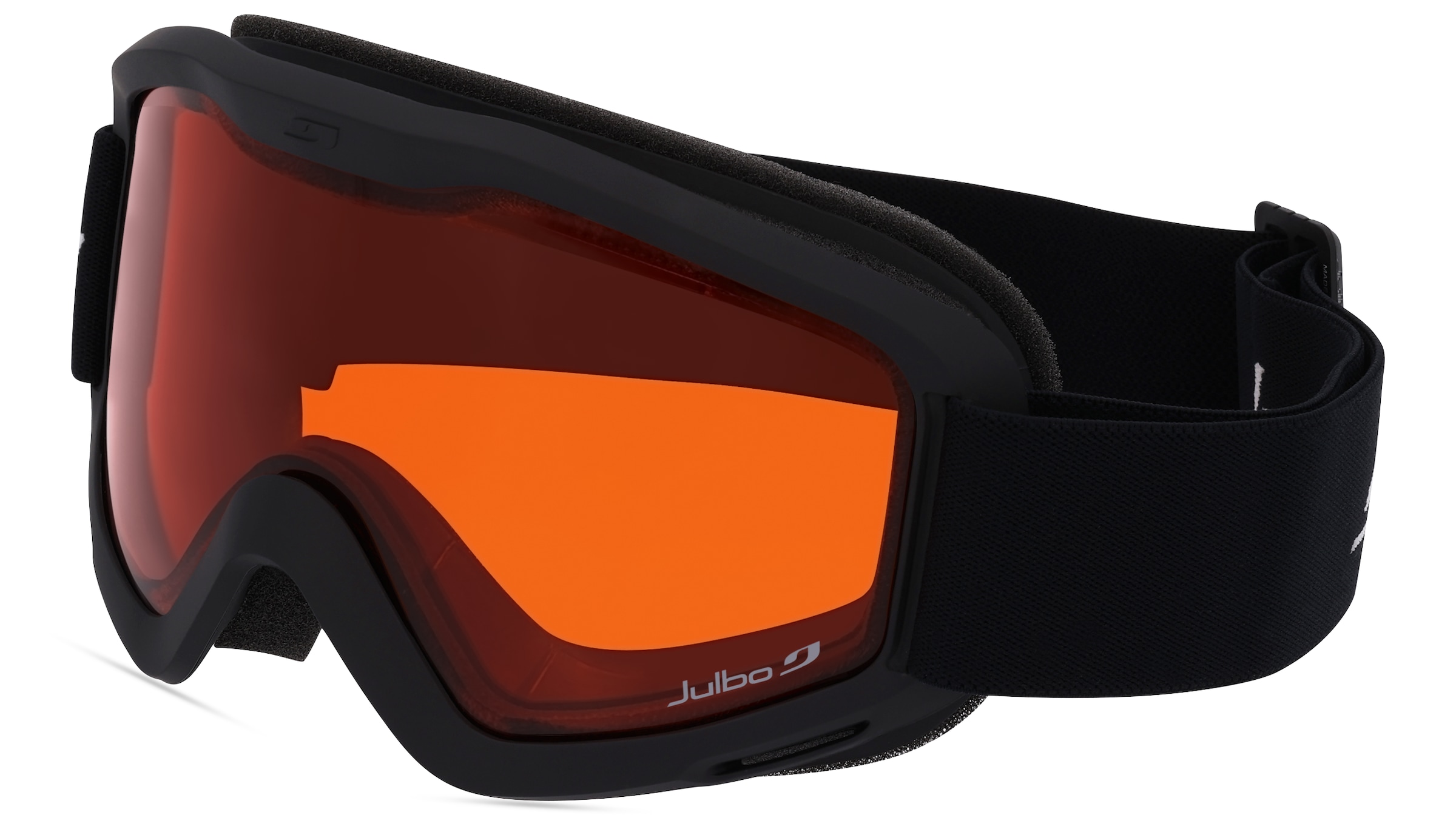 Julbo PLASMA J733 Unisex-Skibrille Vollrand Monoscheibe Kunststoff-Gestell, Schwarz