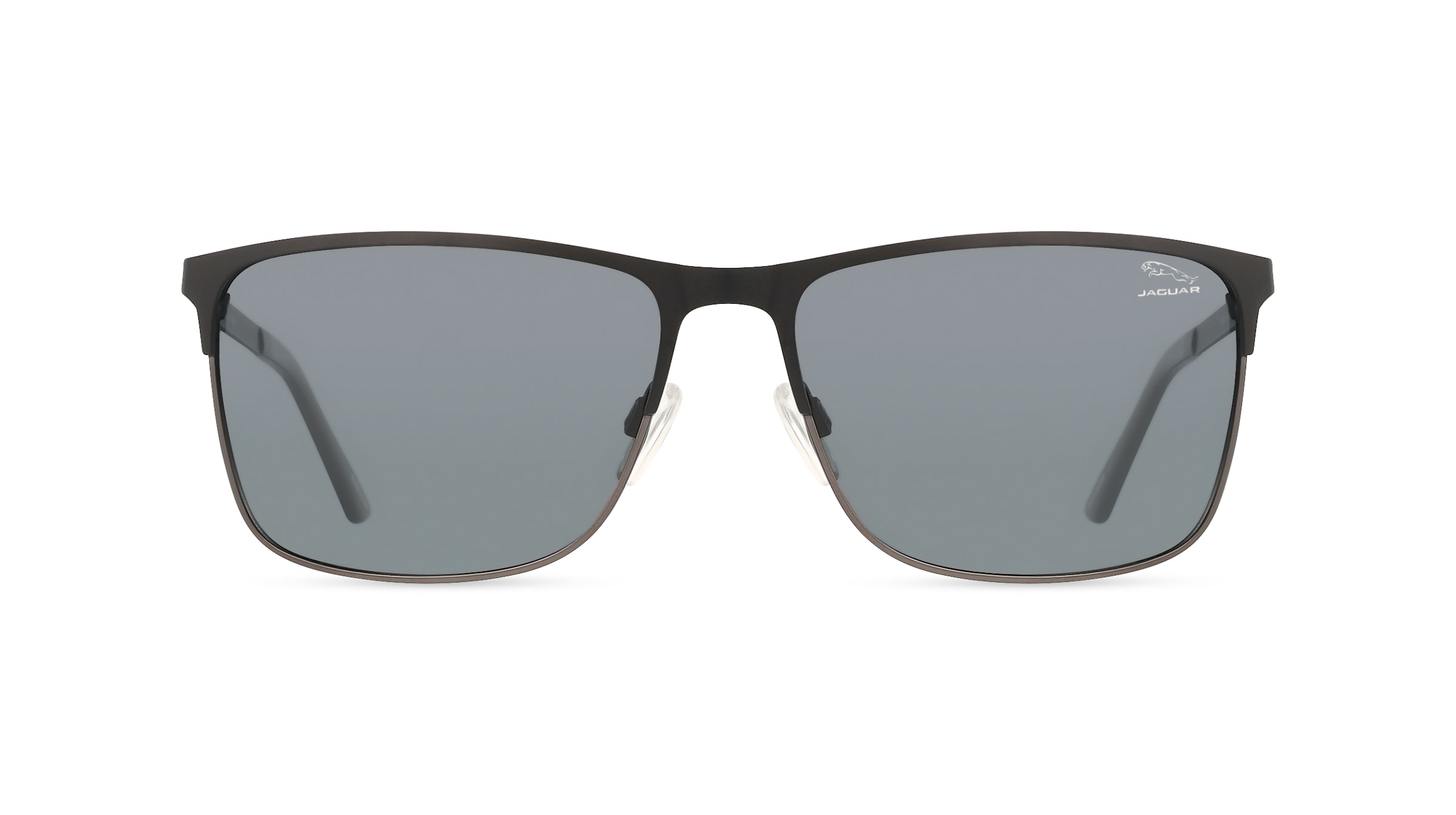 Jaguar J 7368 Herren-Sonnenbrille Vollrand Eckig Metall-Gestell, schwarz