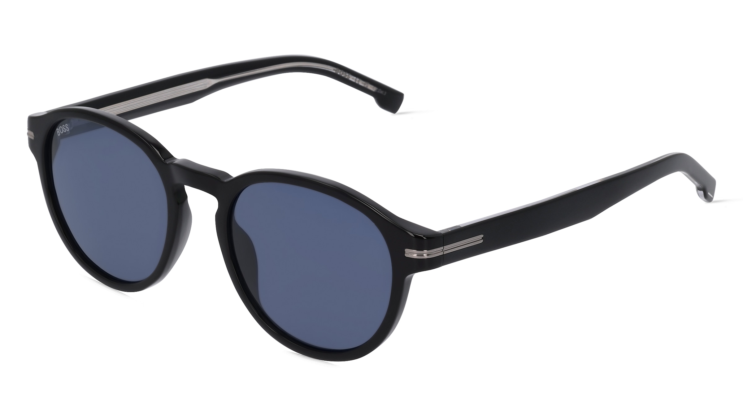 Boss 1506/S Herren-Sonnenbrille Vollrand Oval Acetat-Gestell, Schwarz