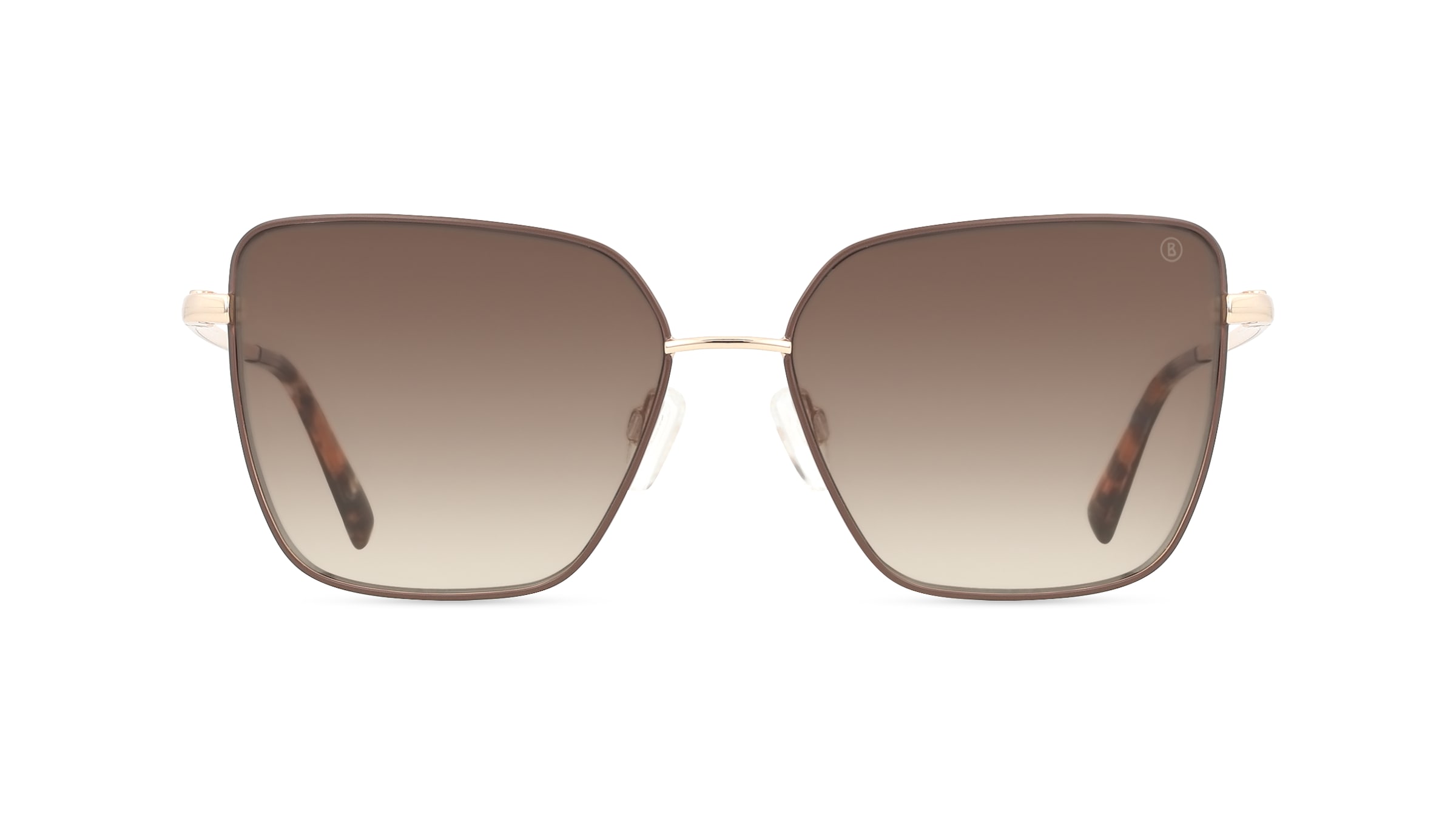 Bogner BO 7328 Damen-Sonnenbrille Vollrand Eckig Edelstahl-Gestell, Gold