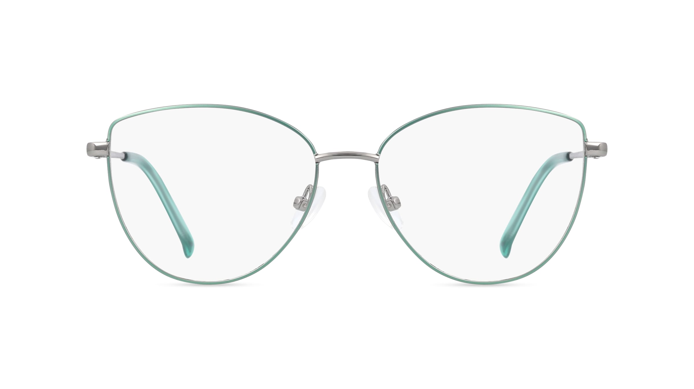 Fielmann BD 513 FA Damen-Brille inkl. Gläser Vollrand Butterfly Edelstahl-Gestell 51mm/15mm/135mm, Grau