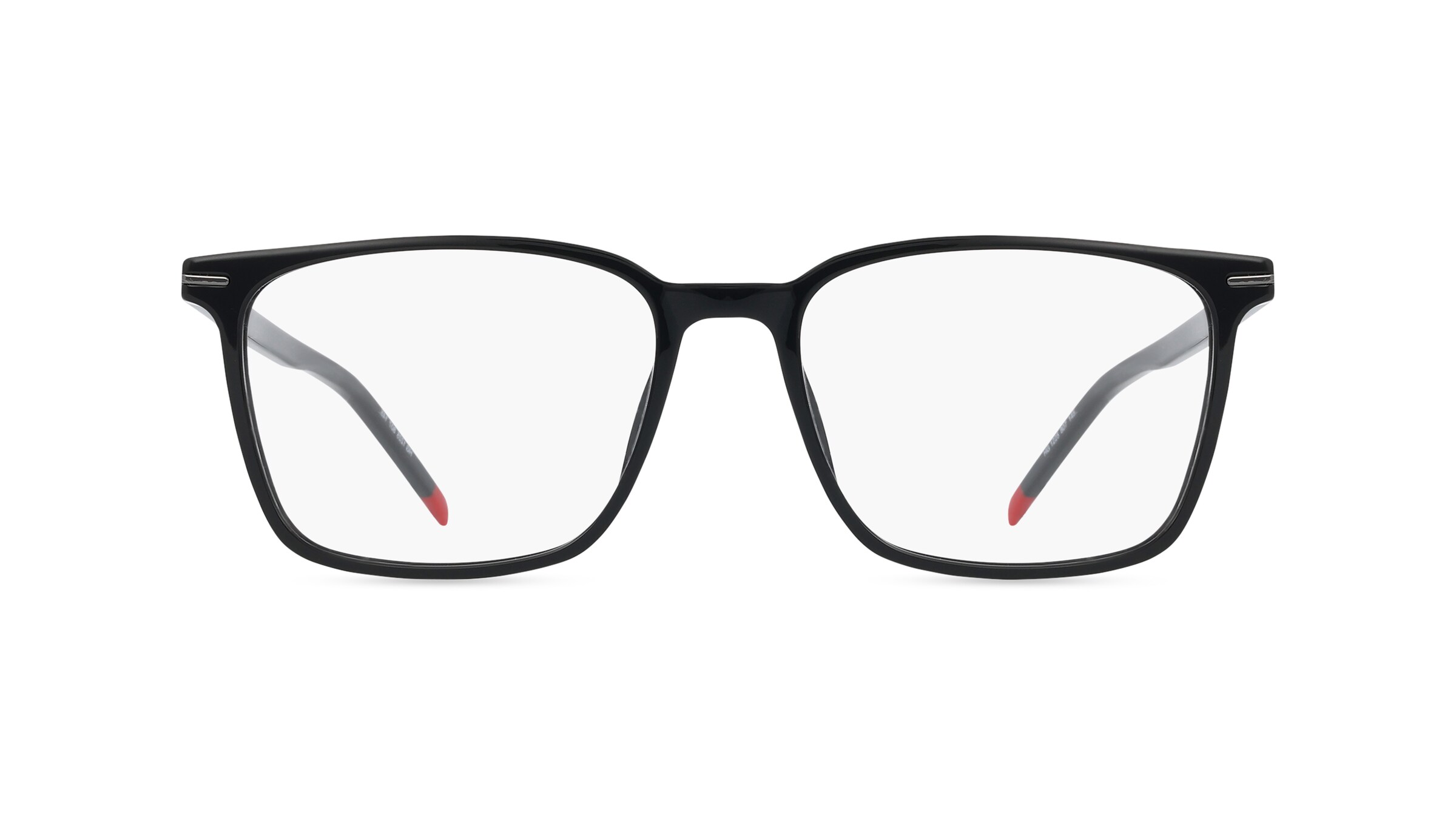 Hugo HG 1225 Herren-Brille inkl. Gläser Vollrand Eckig Acetat-Gestell 55mm/16mm/145mm, schwarz