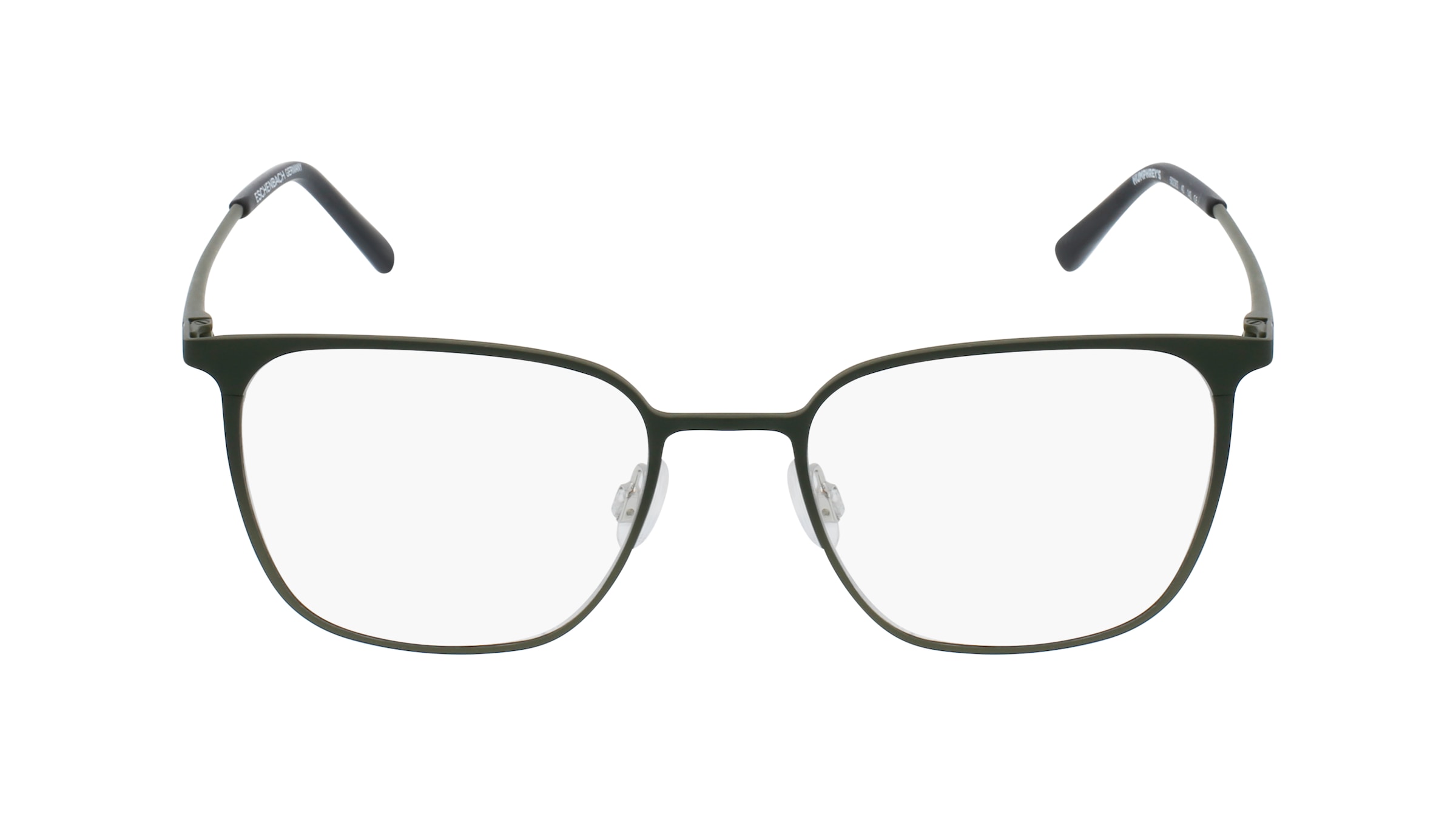 HUMPHREY’S eyewear 582383 Herren-Brille inkl. Gläser Vollrand Butterfly Metall-Gestell 50mm/18mm/140mm, grün