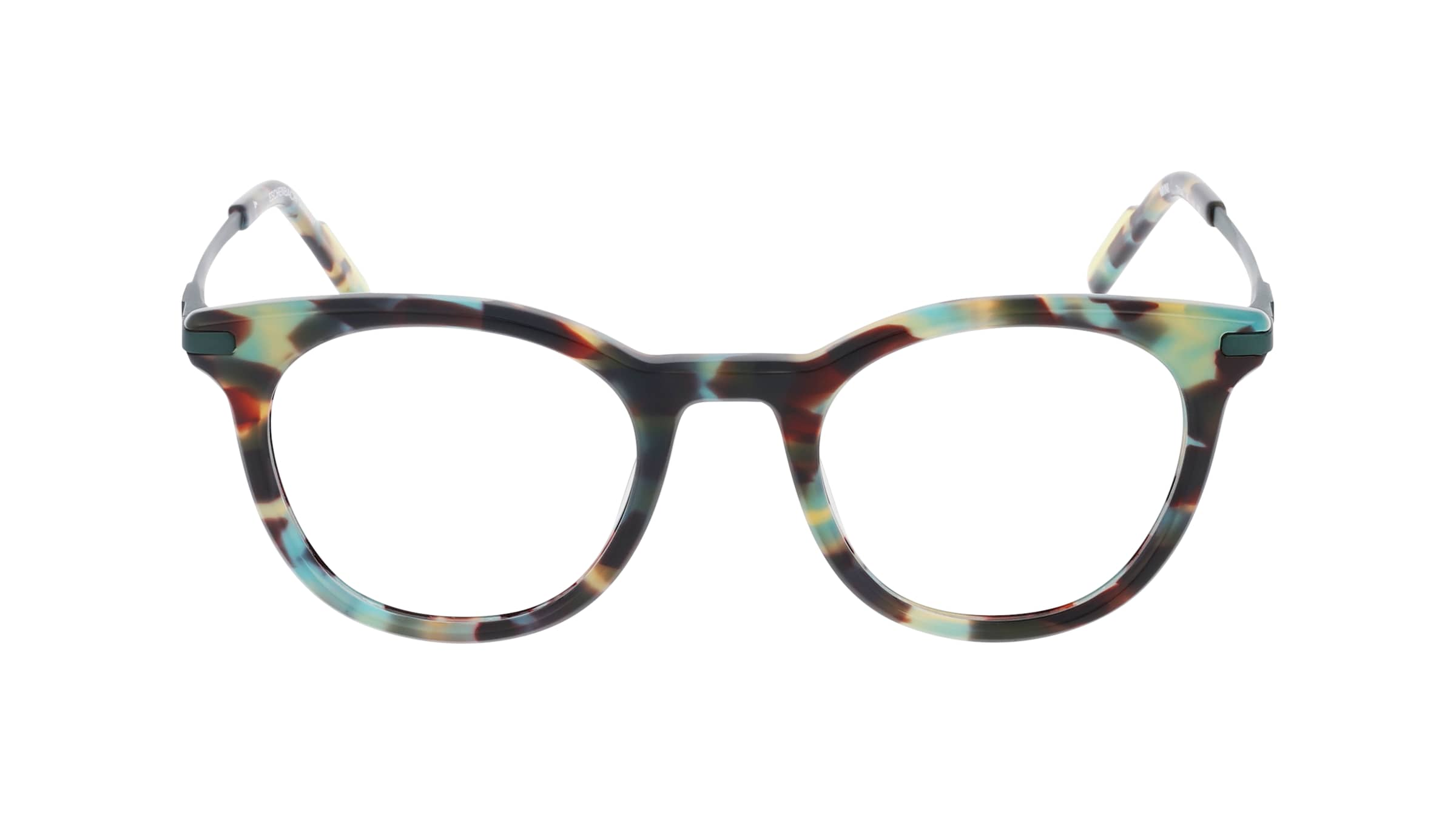 MINI EYEWEAR 741046 Damen-Brille inkl. Gläser Vollrand Panto Kunststoff-Gestell 49mm/22mm/140mm, grün