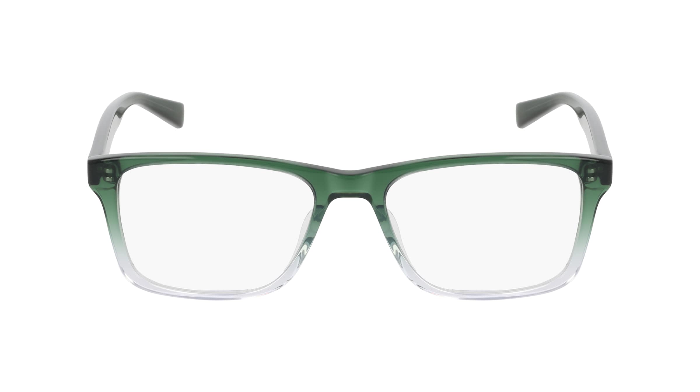 Nike NIKE 1000Y Unisex-Brille inkl. Gläser Vollrand Eckig Acetat-Gestell 52/17/140, grün