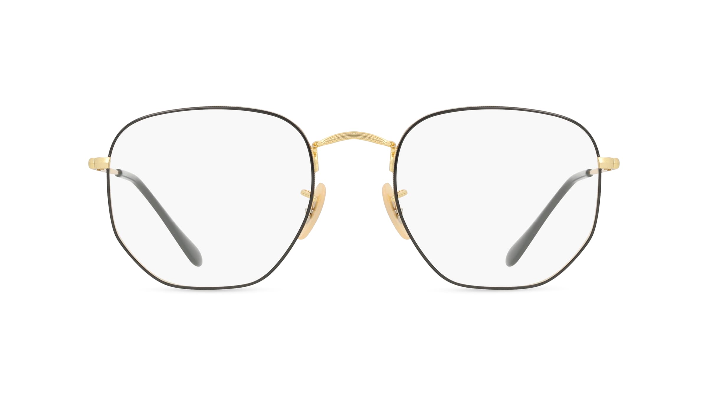 Ray-Ban RX6448 Unisex-Brille inkl. Gläser Vollrand Quadratisch Metall-Gestell 54/21/145, Schwarz