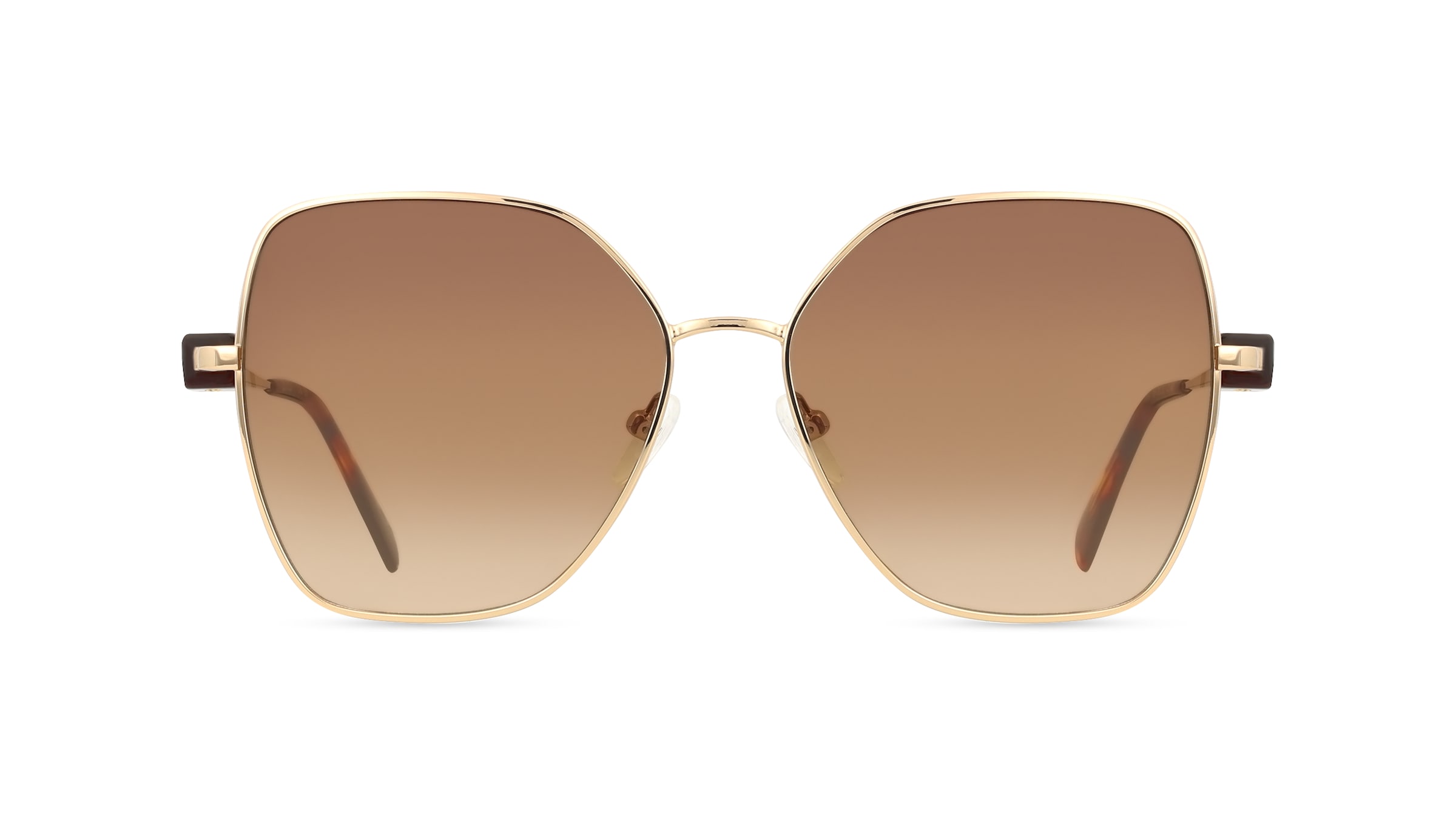 Liu Jo LJ160S Damen-Sonnenbrille Vollrand Eckig Metall-Gestell, gelb