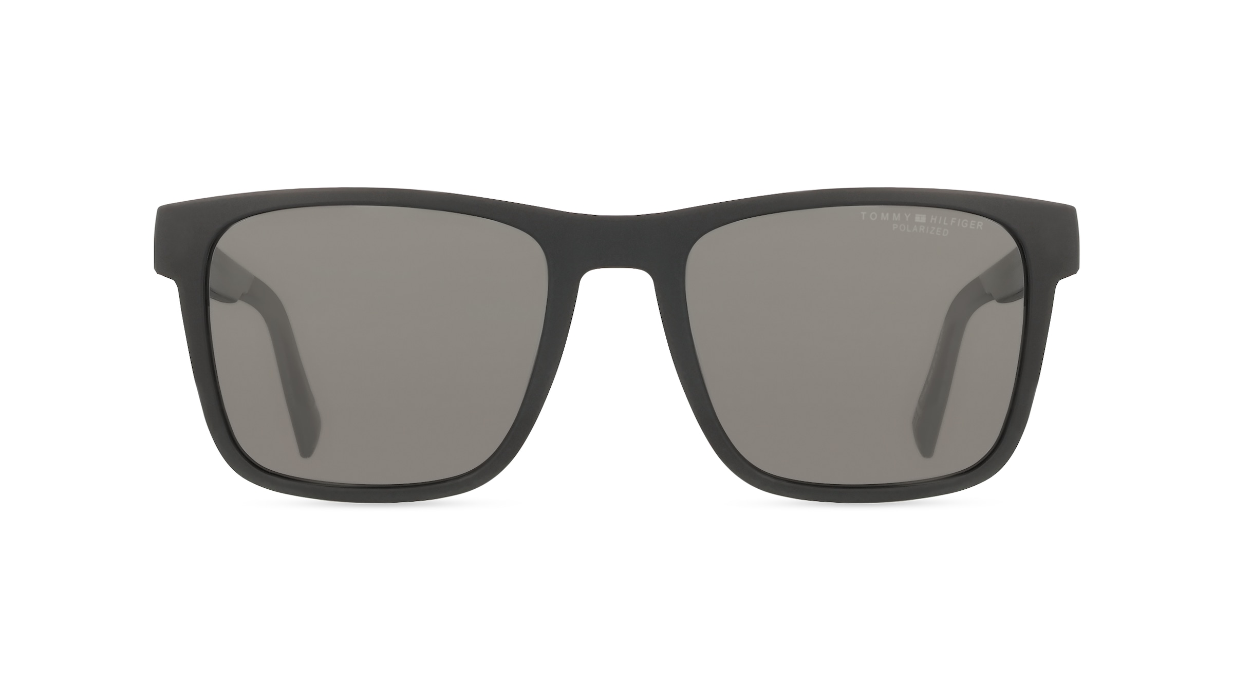 Tommy Hilfiger 207387 Herren-Sonnenbrille Vollrand Eckig Kunststoff-Gestell, schwarz