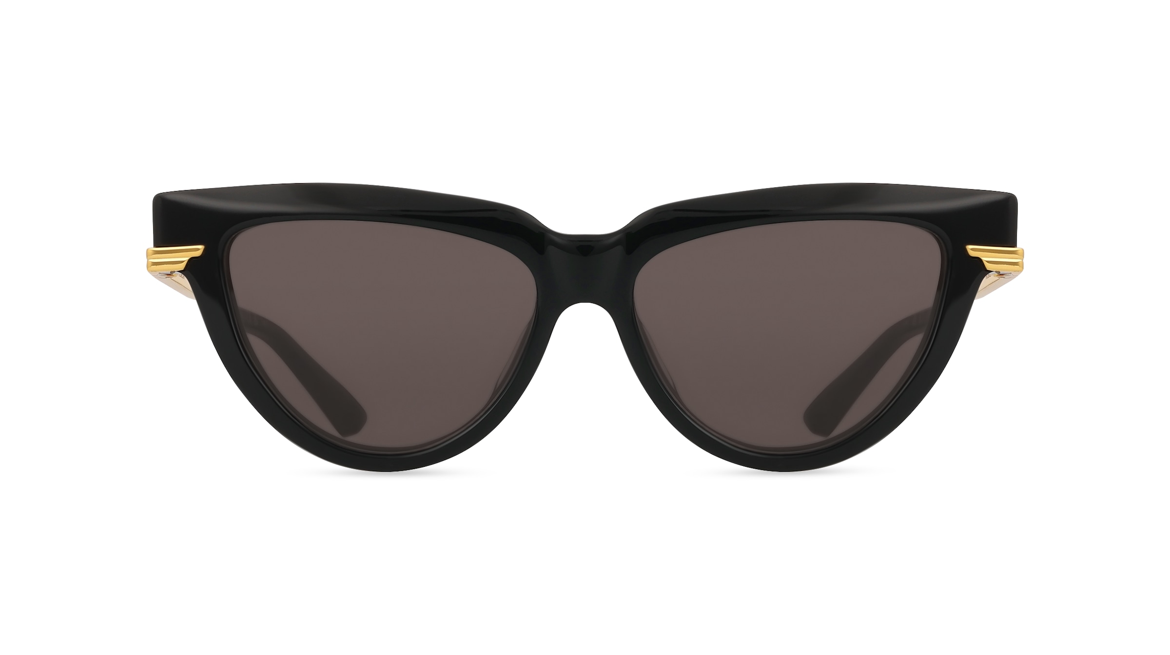 Bottega Veneta BV1265S Damen-Sonnenbrille Vollrand Butterfly Recycled Acetat-Gestell, schwarz