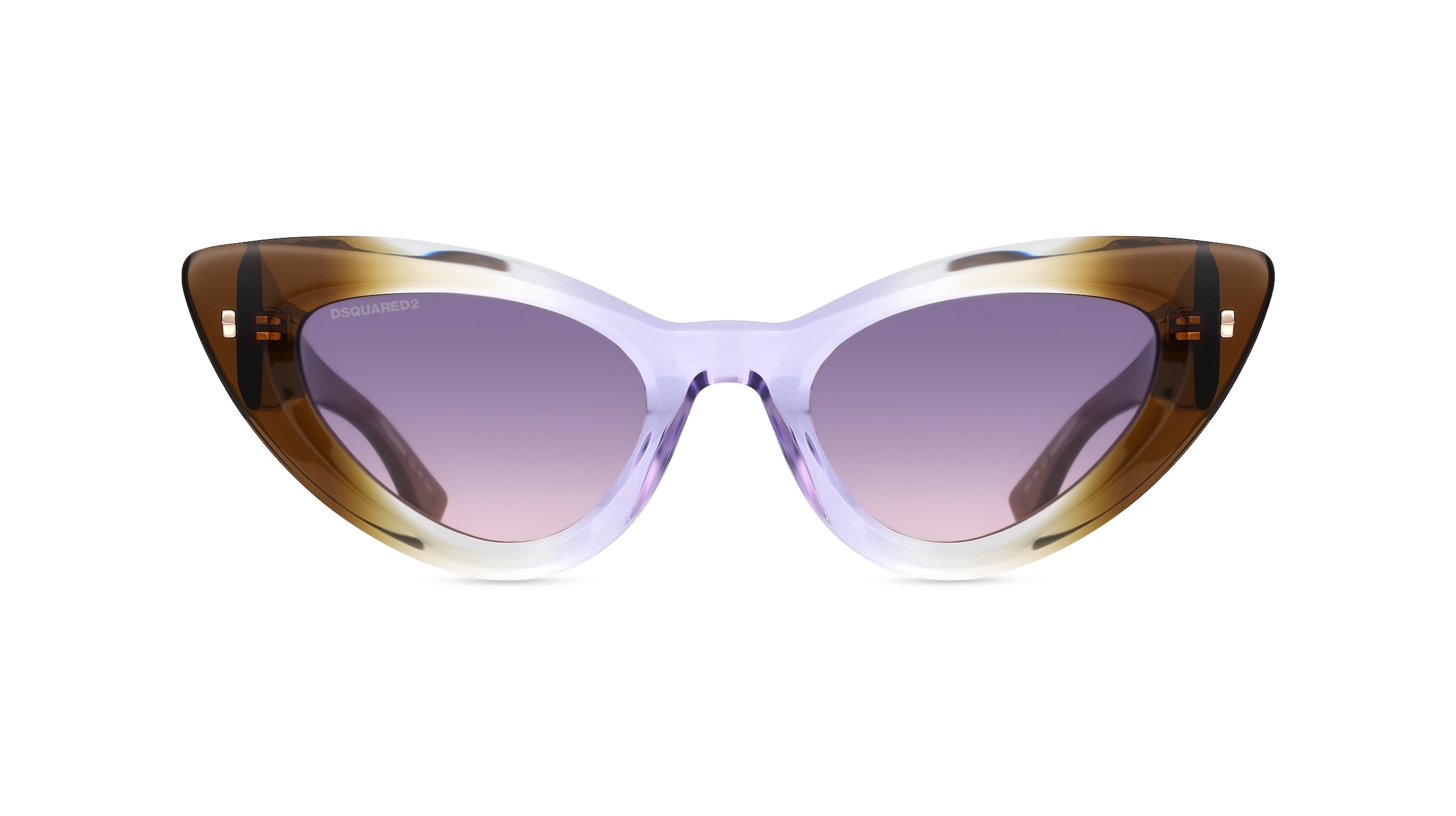 Dsquared2 D2 0092/S Damen-Sonnenbrille Vollrand Butterfly Acetat-Gestell, gelb