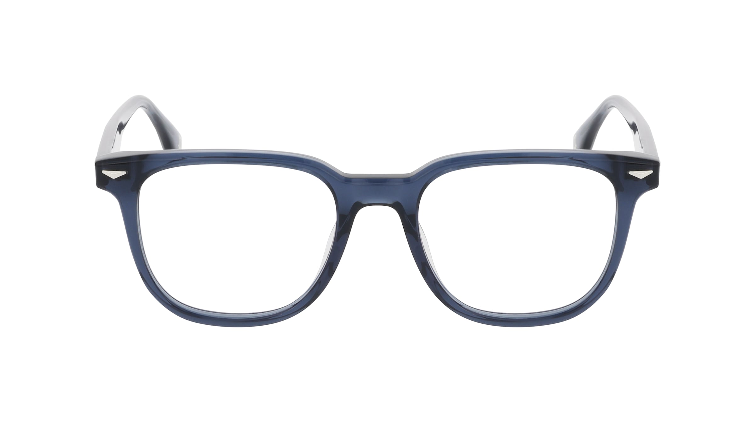 Police VPLR65E Herren-Brille inkl. Gläser Vollrand Panto Kunststoff-Gestell 51/19/150, blau