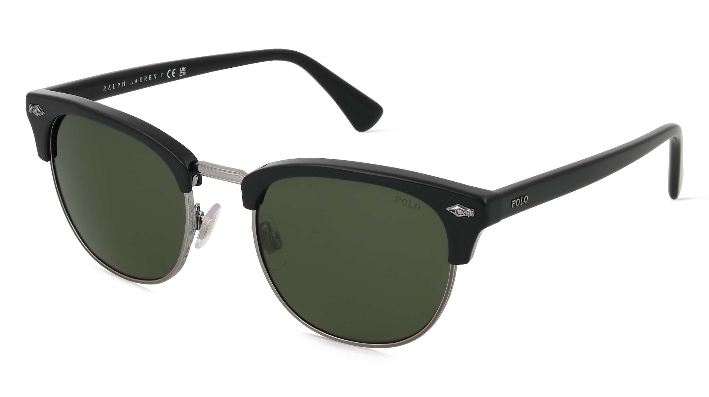 Polo Ralph Lauren 0PH4217 Herren-Sonnenbrille Vollrand Rund Acetat-Gestell, Schwarz