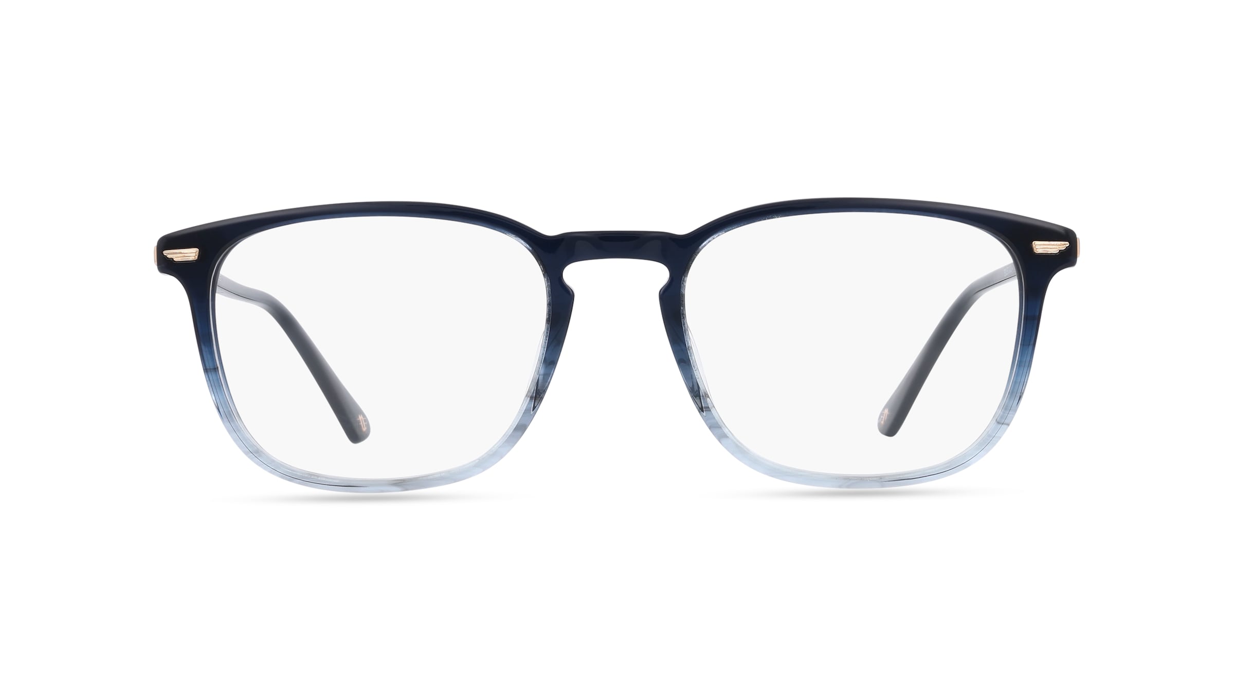 Police VPLF 81 Herren-Brille inkl. Gläser Vollrand Eckig Acetat-Gestell 52mm/19mm/145mm, blau