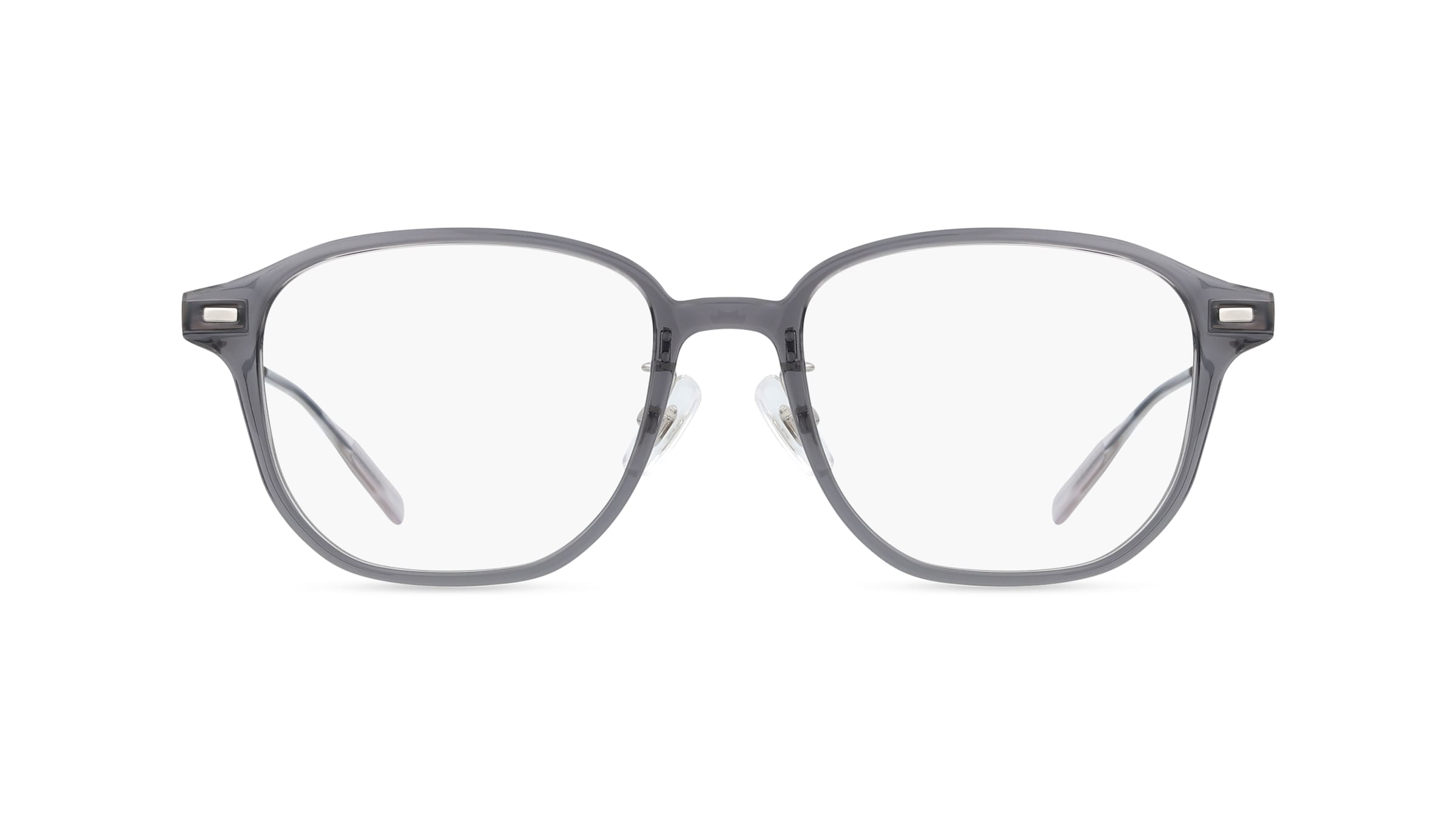 Montblanc MB0466OA Herren-Brille inkl. Gläser Vollrand Geometrisch Kunststoff-Gestell 52/19/145, grau