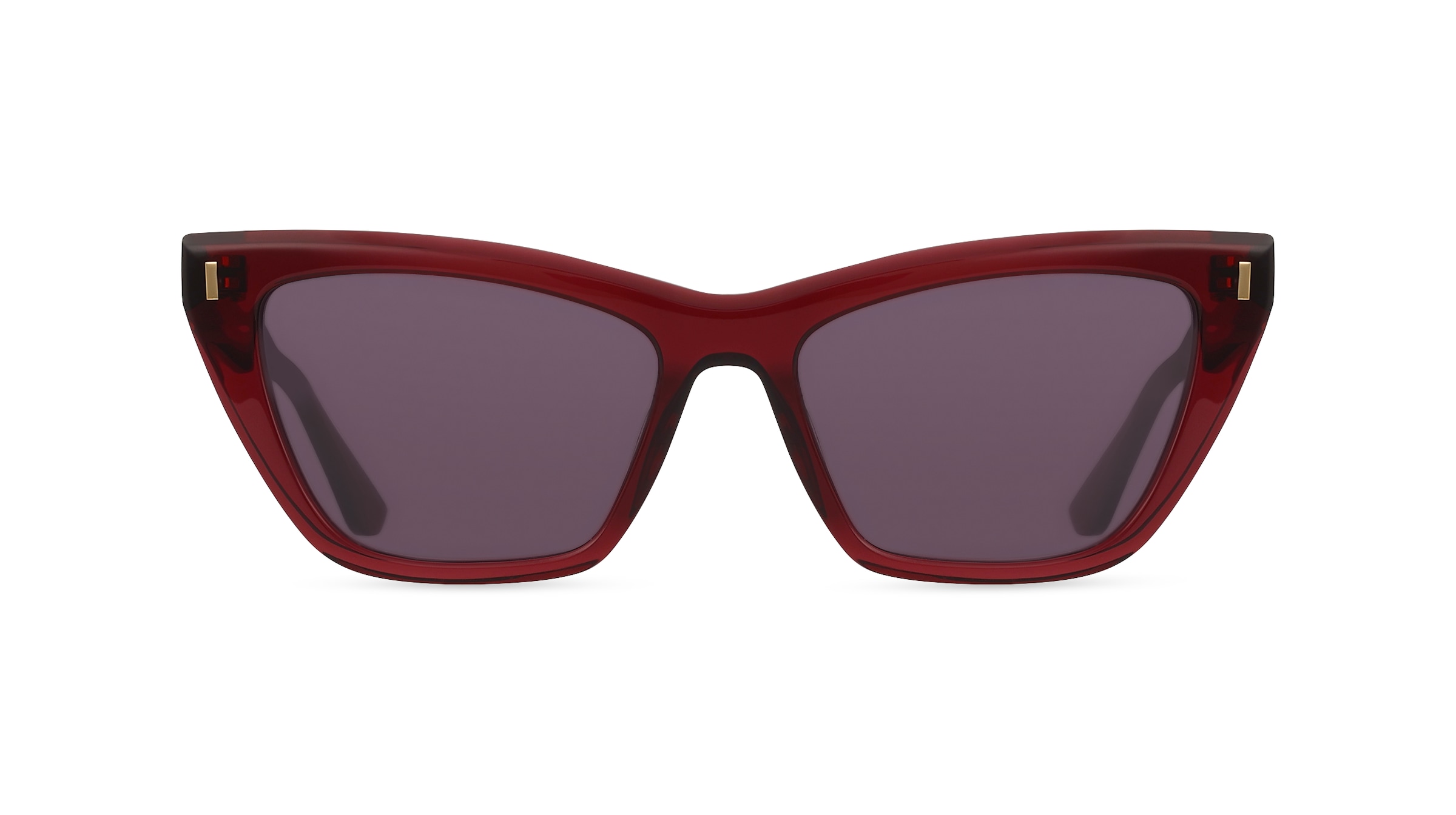 Calvin Klein CK24505S Damen-Sonnenbrille Vollrand Butterfly Acetat-Gestell, rot