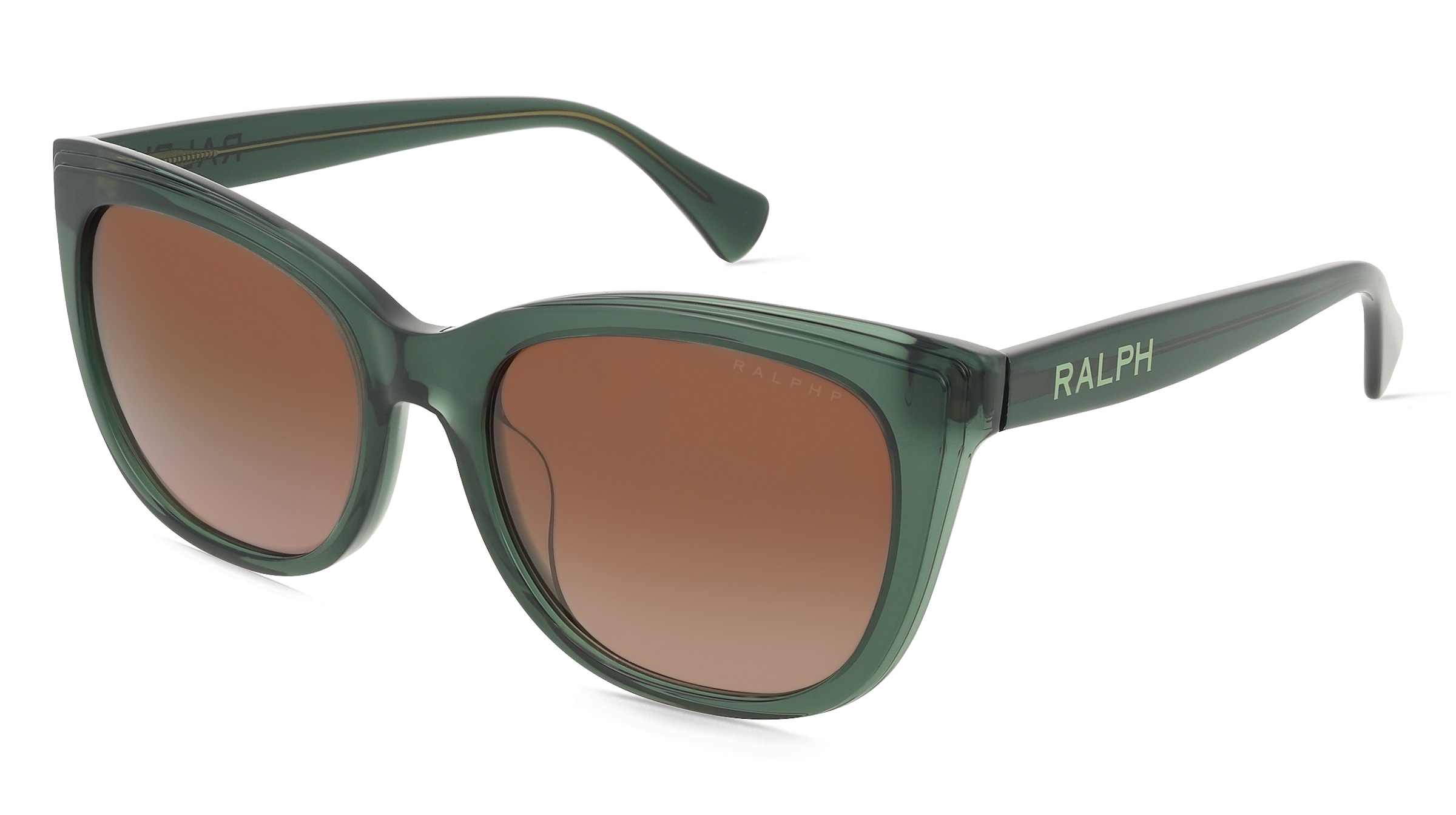 Ralph RA5324U Damen-Sonnenbrille Vollrand Quadratisch Acetat-Gestell, Grün