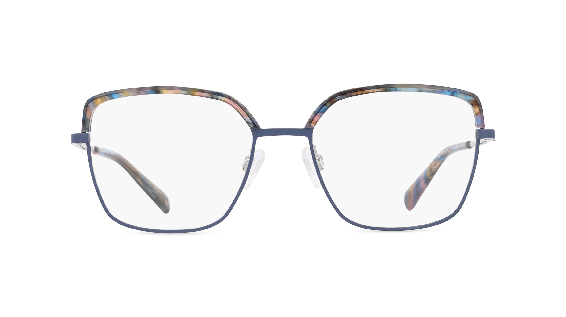 Brendel eyewear 902409 Damen-Brille inkl. Gläser Vollrand Butterfly Metall-Gestell 54mm/18mm/140mm, blau