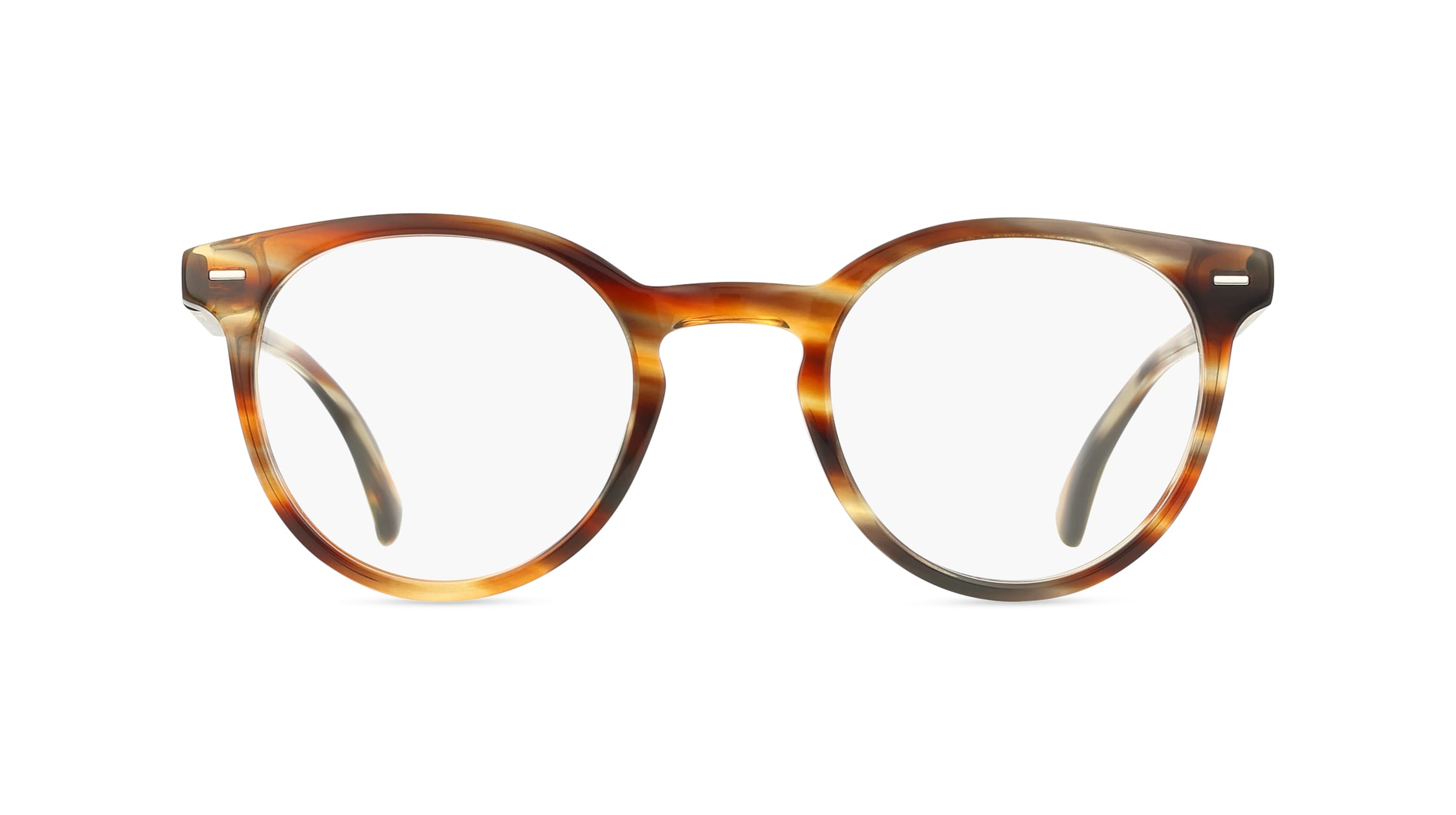 Fielmann LN 054 CL Damen-Brille inkl. Gläser Vollrand Rund Acetat-Gestell 47mm/22mm/145mm, braun