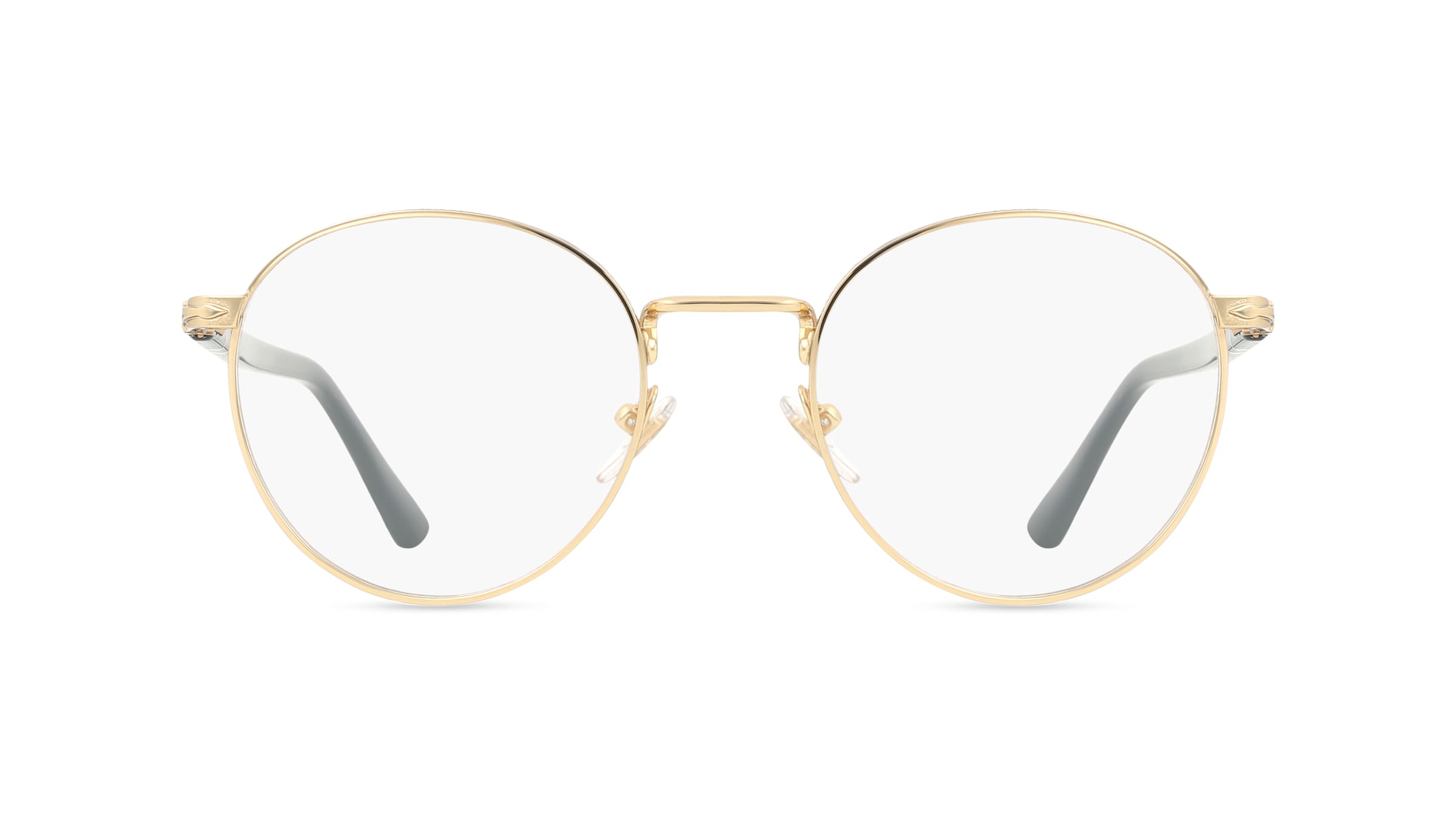 Persol 0PO1008V Herren-Brille inkl. Gläser Vollrand Eckig Metall-Gestell 50mm/20mm/145mm, gold