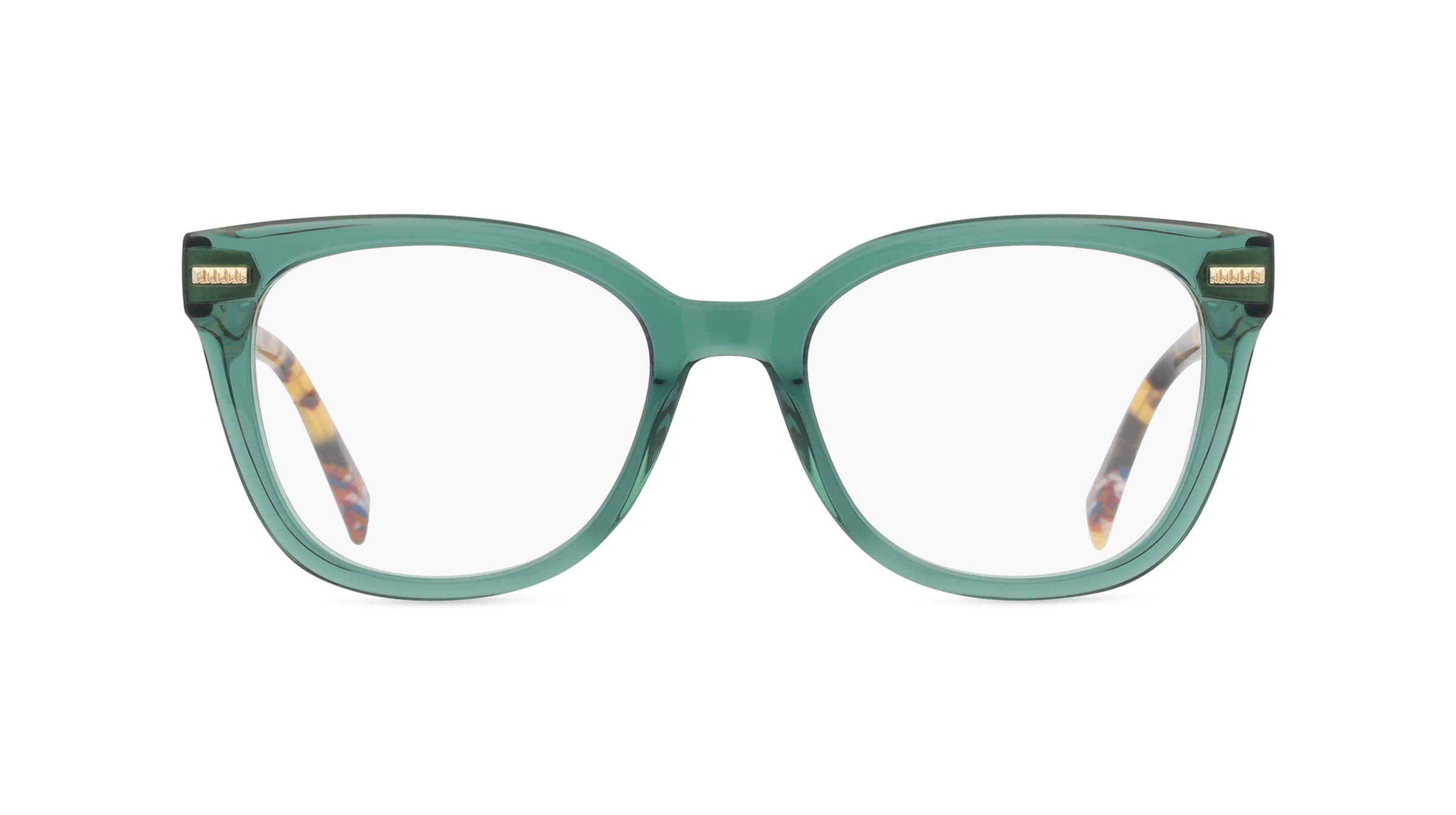 Missoni 0071 Damen-Brille inkl. Gläser Vollrand Cateye Acetat-Gestell 51mm/18mm/145mm, grün