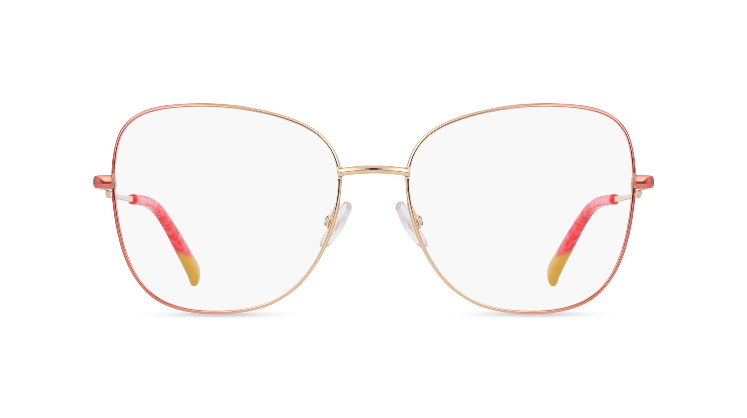 Missoni MIS 0227 Damen-Brille inkl. Gläser Vollrand Butterfly Metall-Gestell 50/17/145, Gold