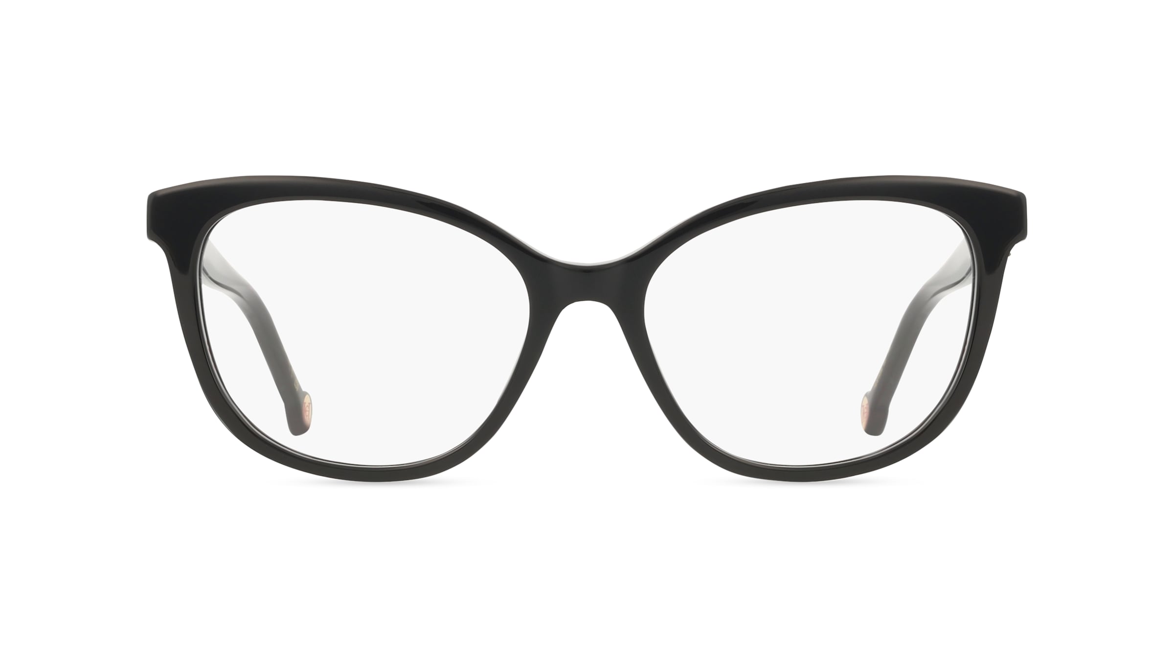 Carolina Herrera HER 0299 Damen-Brille inkl. Gläser Vollrand Panto Acetat-Gestell 42mm/17mm/145mm, schwarz