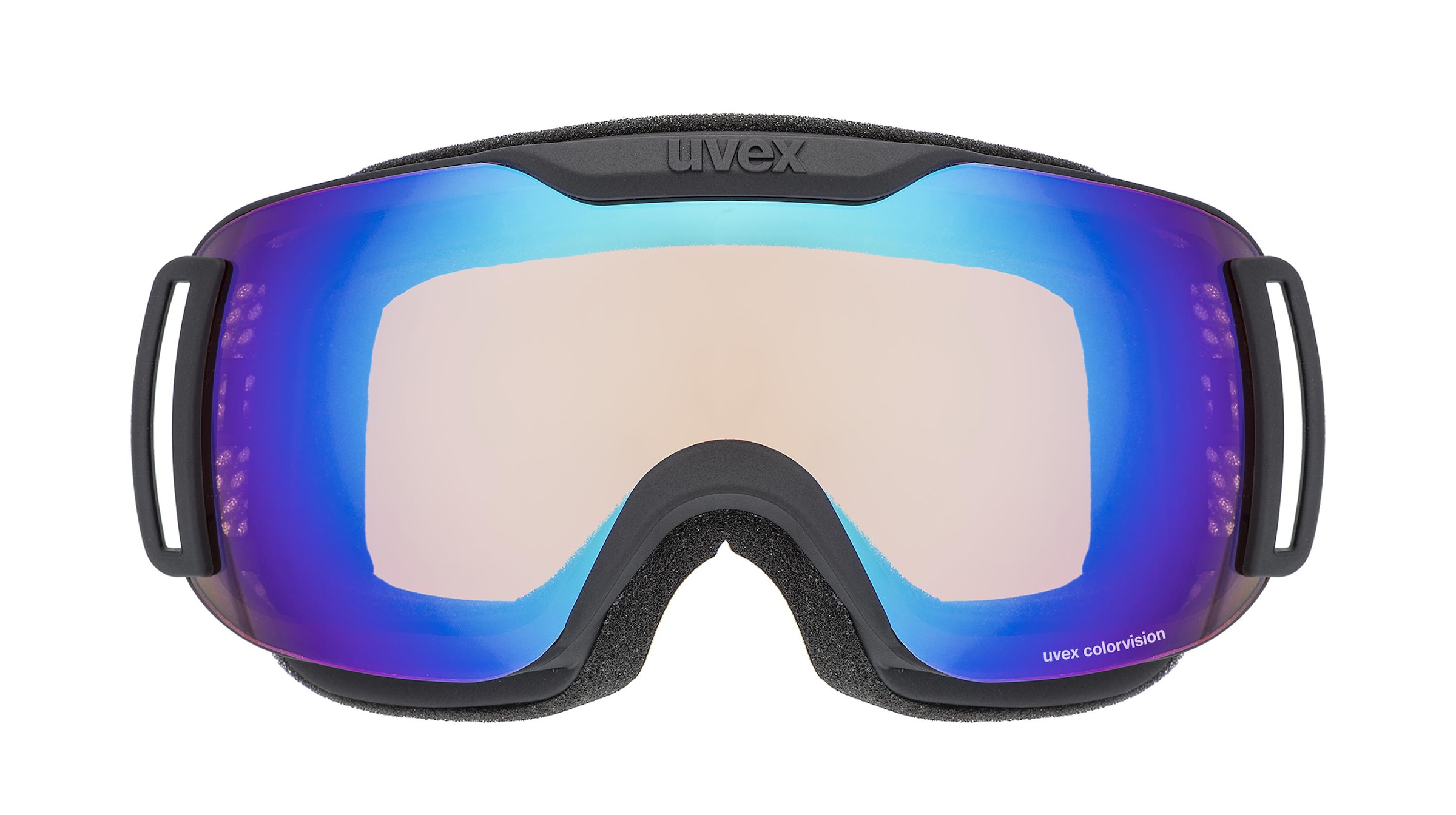 Uvex DOWNHILL 2000 S CV  Unisex-Skibrille Vollrand Monoscheibe Kunststoff-Gestell, schwarz