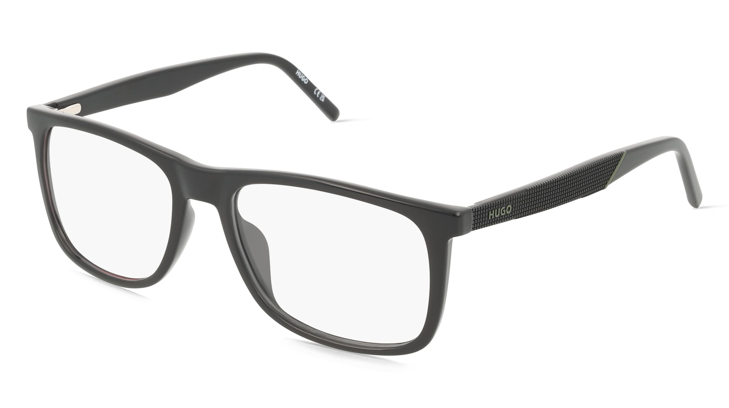 Hugo HG 1332/G Herren-Brille inkl. Gläser Vollrand Eckig Kunststoff-Gestell 55/17/145, Schwarz