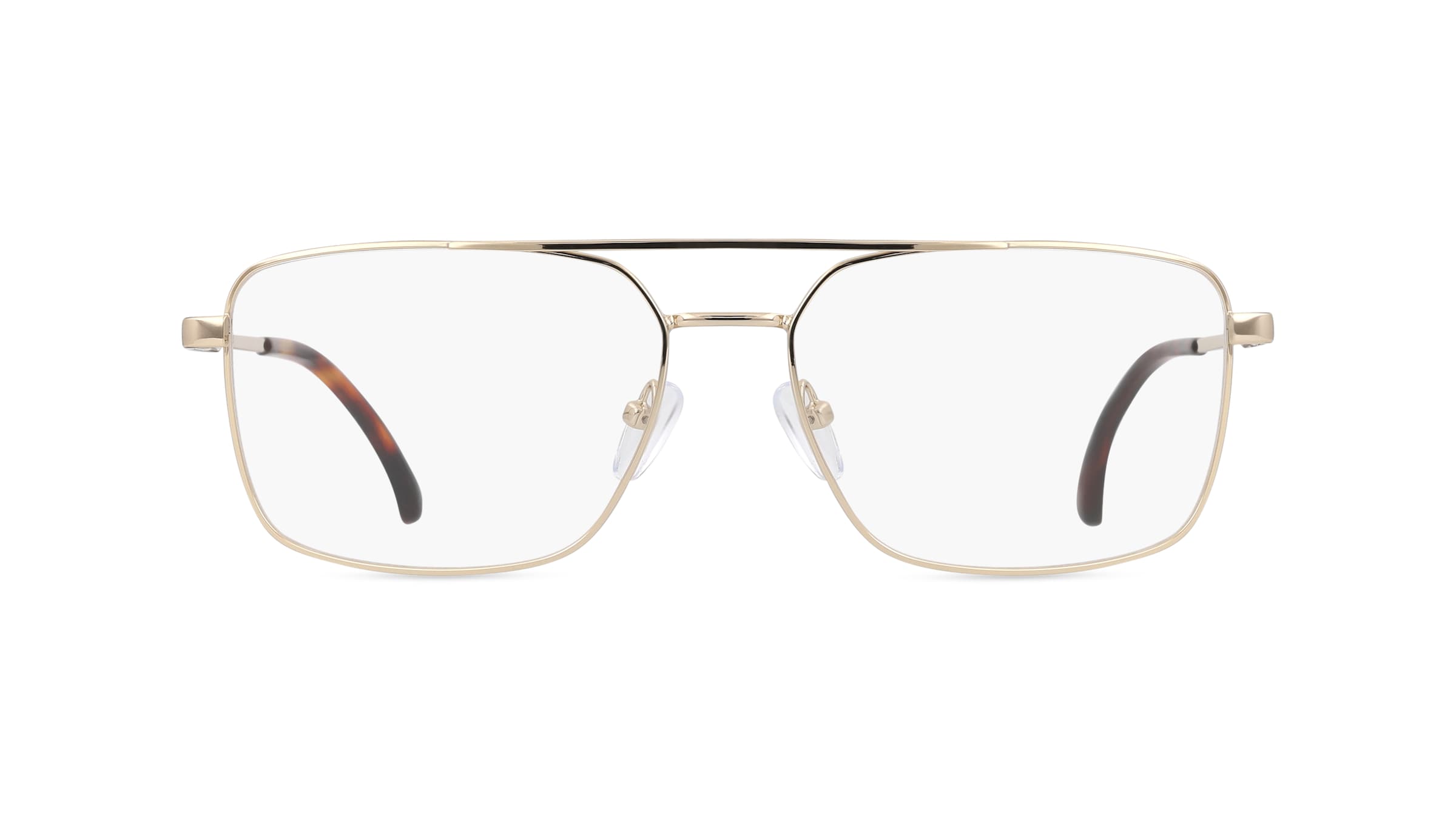 Fielmann BD 563 CL Herren-Brille inkl. Gläser Vollrand Eckig Edelstahl-Gestell 56mm/16mm/145mm, gold