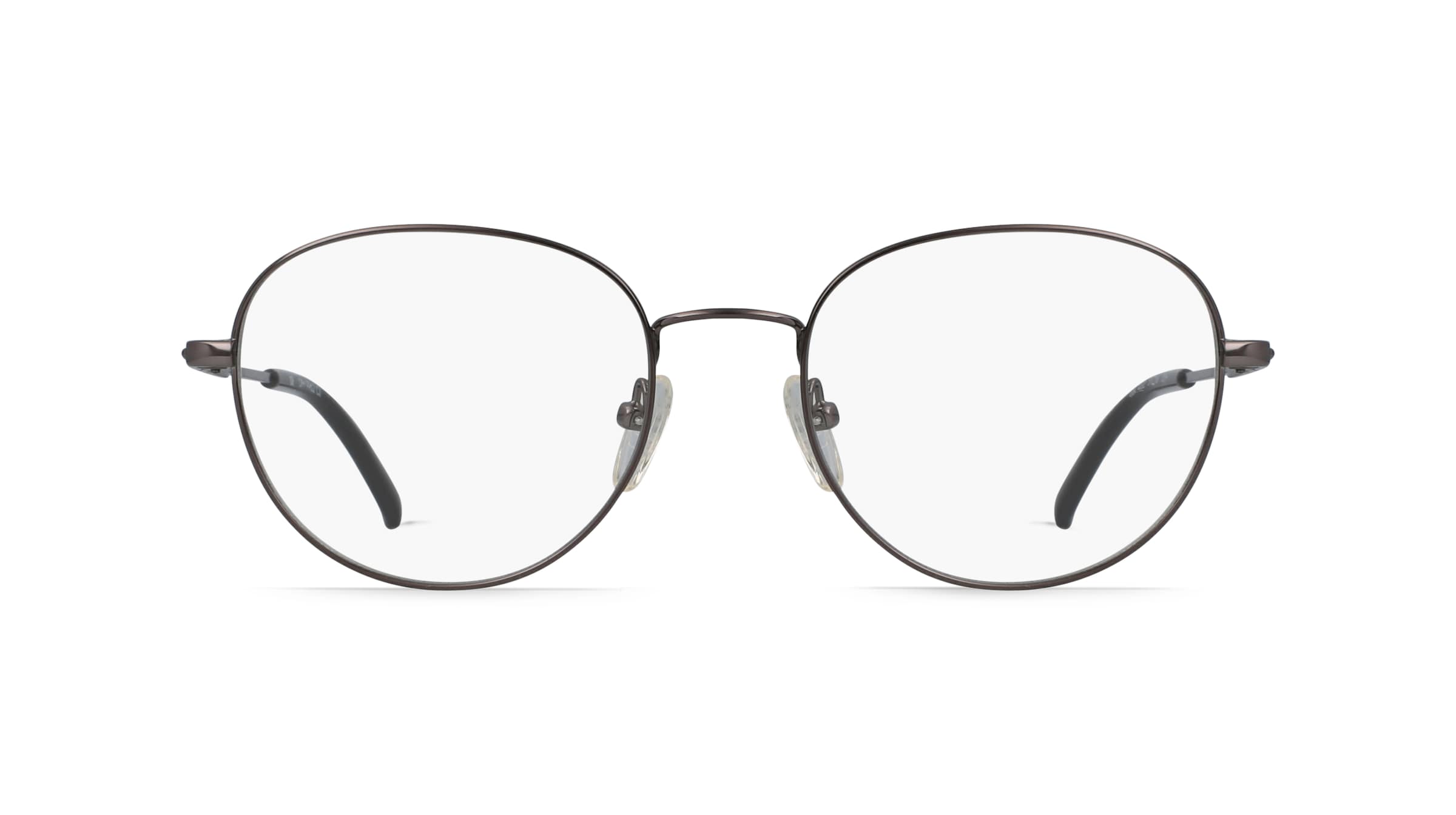 Fielmann OPH 9962 CL Unisex-Brille inkl. Gläser Vollrand Panto Edelstahl-Gestell 51mm/18mm/135mm, grau