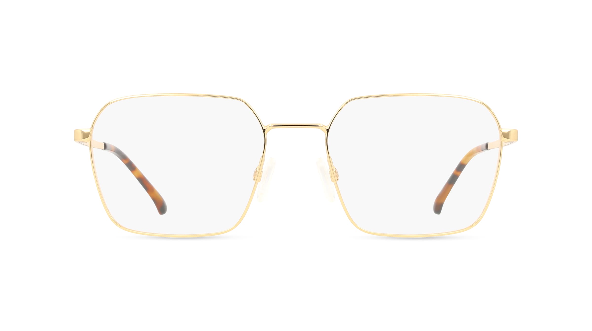 Fielmann BD 589 FA BERT Herren-Brille inkl. Gläser Vollrand Quadratisch Edelstahl-Gestell 54/18/145, Gold