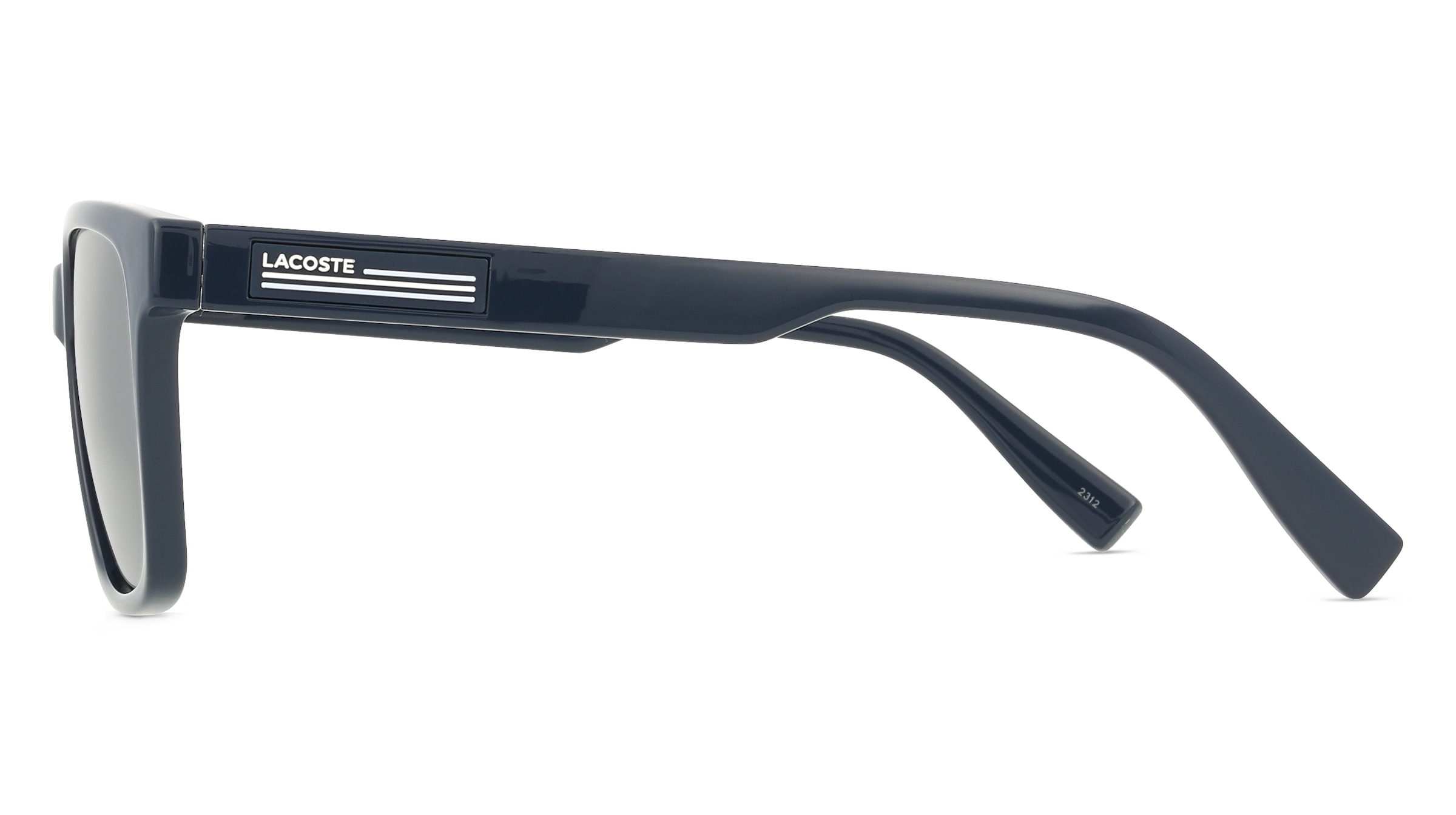 Thumbnail - Lacoste L6028S Herren-Sonnenbrille Vollrand Eckig Bio-Kunststoff-Gestell, blau