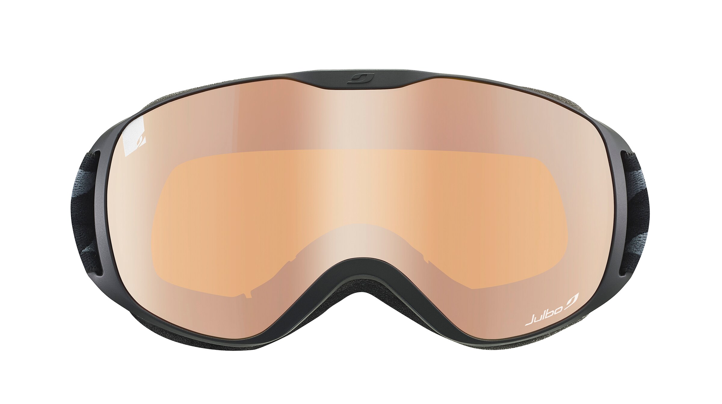 Julbo PIONEER J731 Unisex-Skibrille Vollrand Monoscheibe Kunststoff-Gestell, schwarz