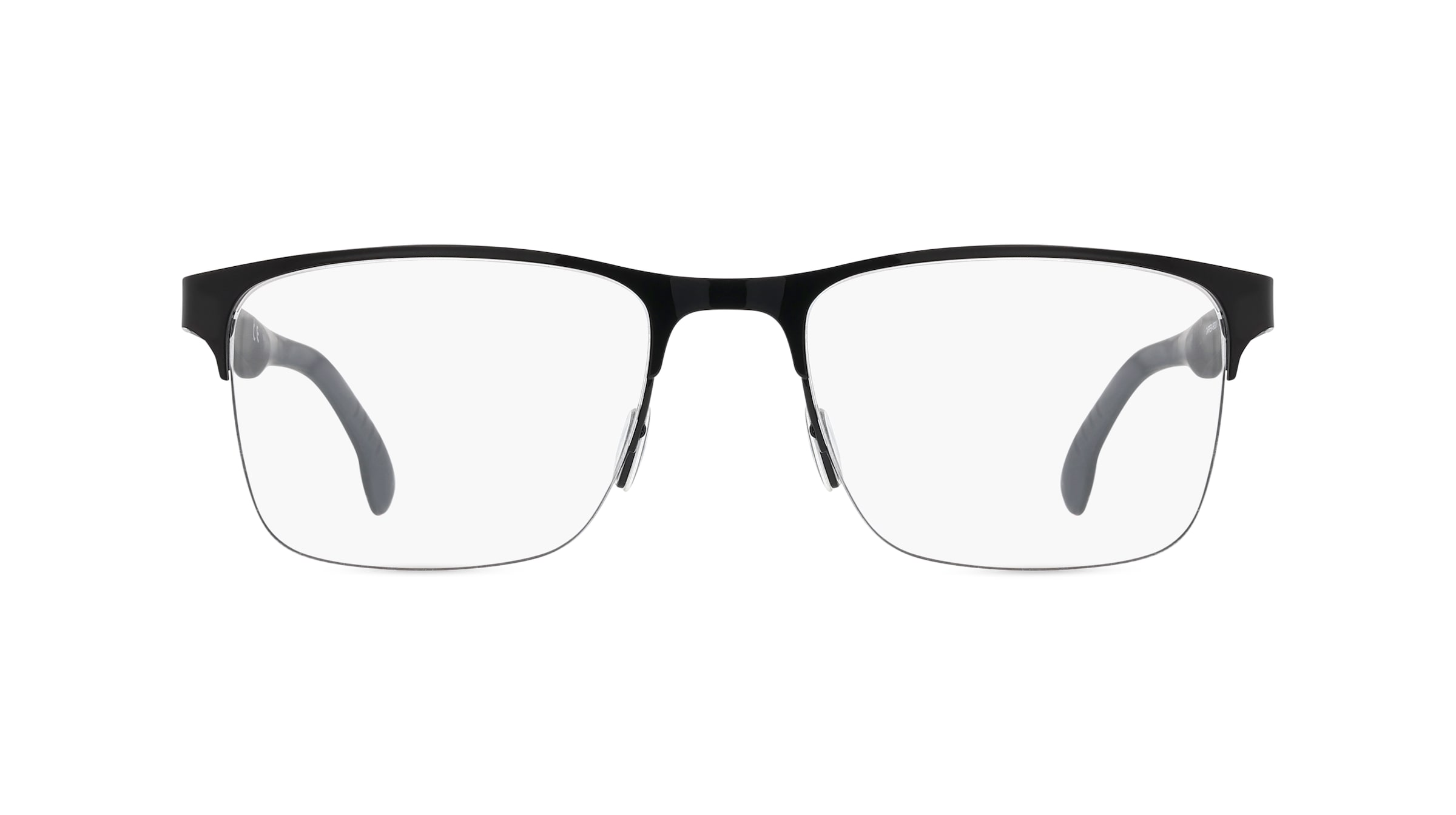 Carrera 8830/V Herren-Brille inkl. Gläser Vollrand Eckig Metall-Gestell 56mm/19mm/145mm, schwarz