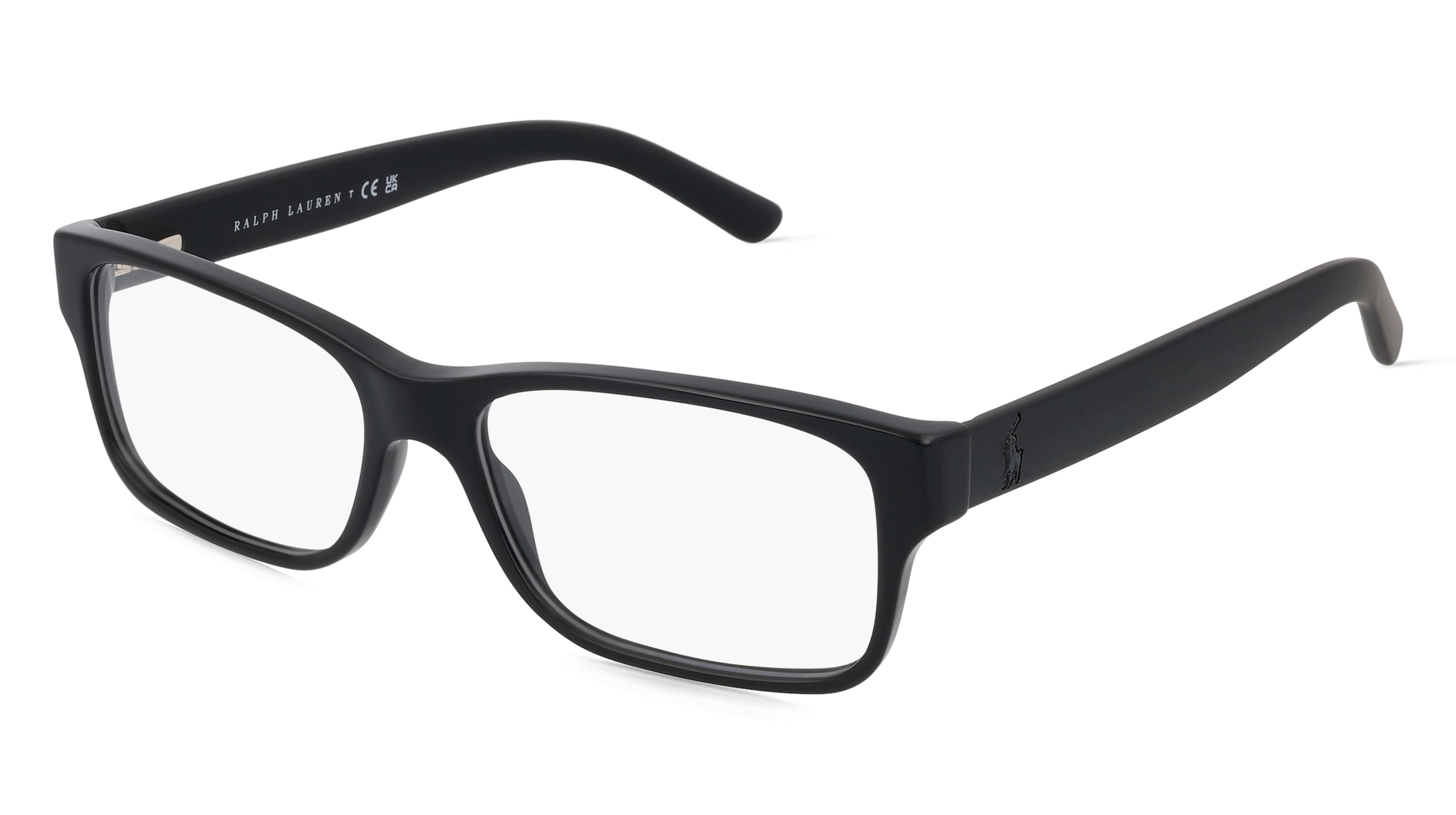 Polo Ralph Lauren PH2117 Herren-Brille inkl. Gläser Vollrand Quadratisch Acetat-Gestell 54/16/145, Schwarz