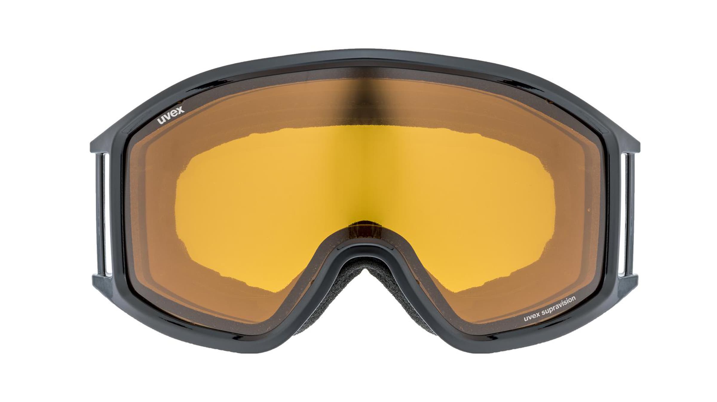 Uvex G.GL 3000 LGL Unisex-Skibrille Vollrand Monoscheibe Kunststoff-Gestell, schwarz