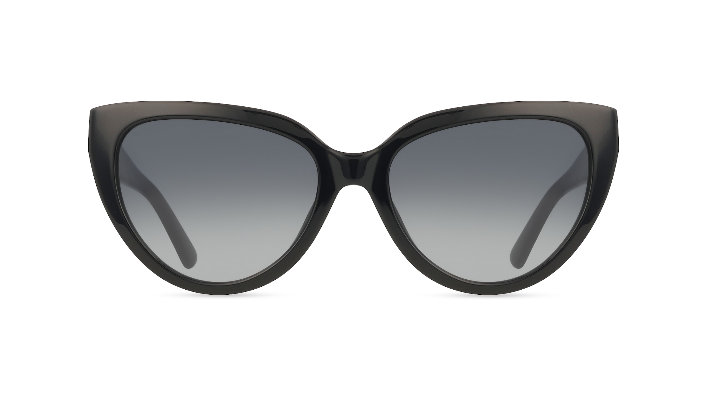 Love Moschino MOL095/S Damen-Sonnenbrille Vollrand Cateye Acetat-Gestell, Schwarz
