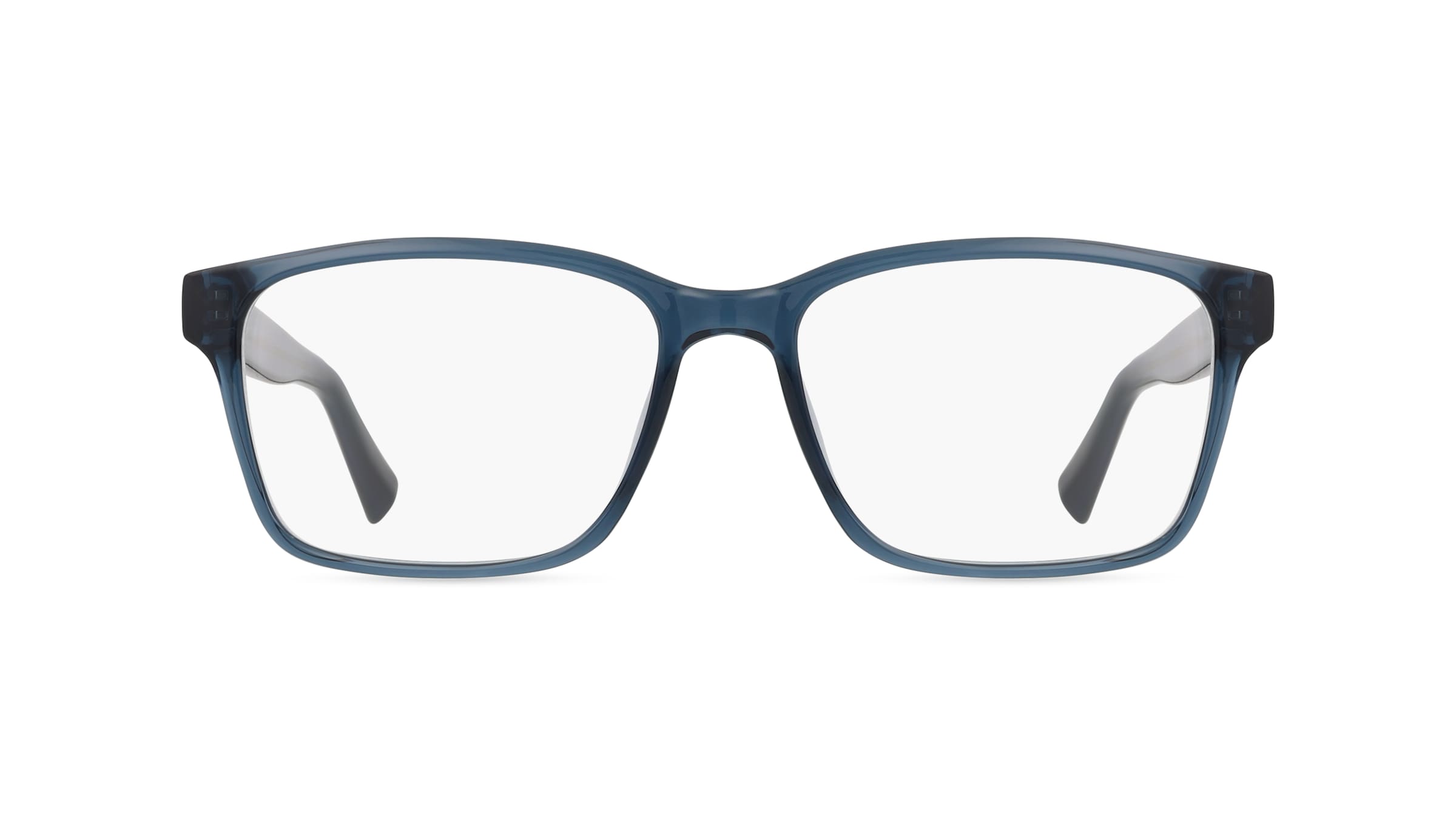 Fielmann OU 043 CL JASPER Herren-Brille inkl. Gläser Vollrand Eckig Acetat-Gestell 55mm/16mm/145mm, blau