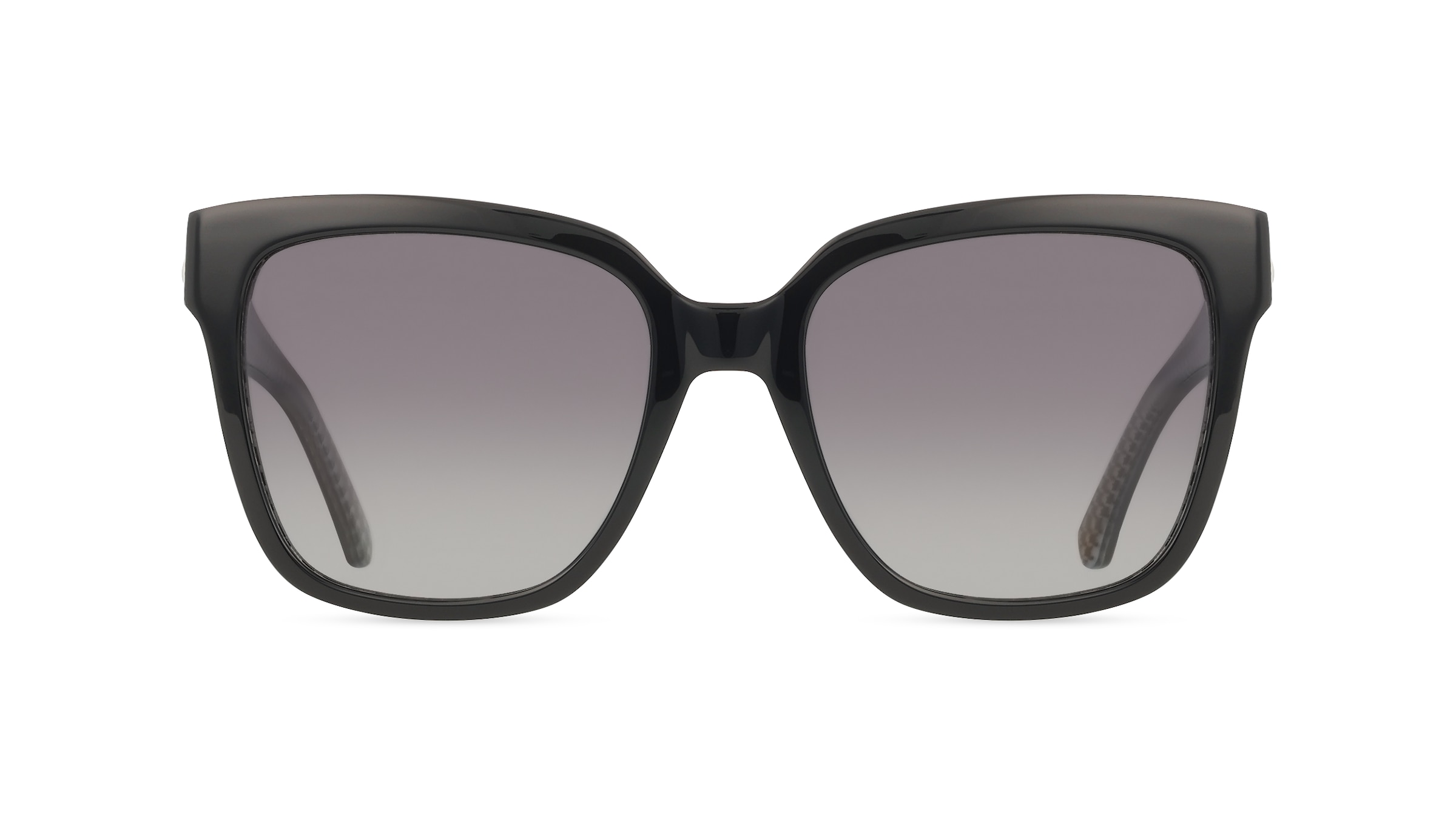 Kate Spade KS KIYA 2/G/S Damen-Sonnenbrille Vollrand Quadratisch Acetat-Gestell, schwarz
