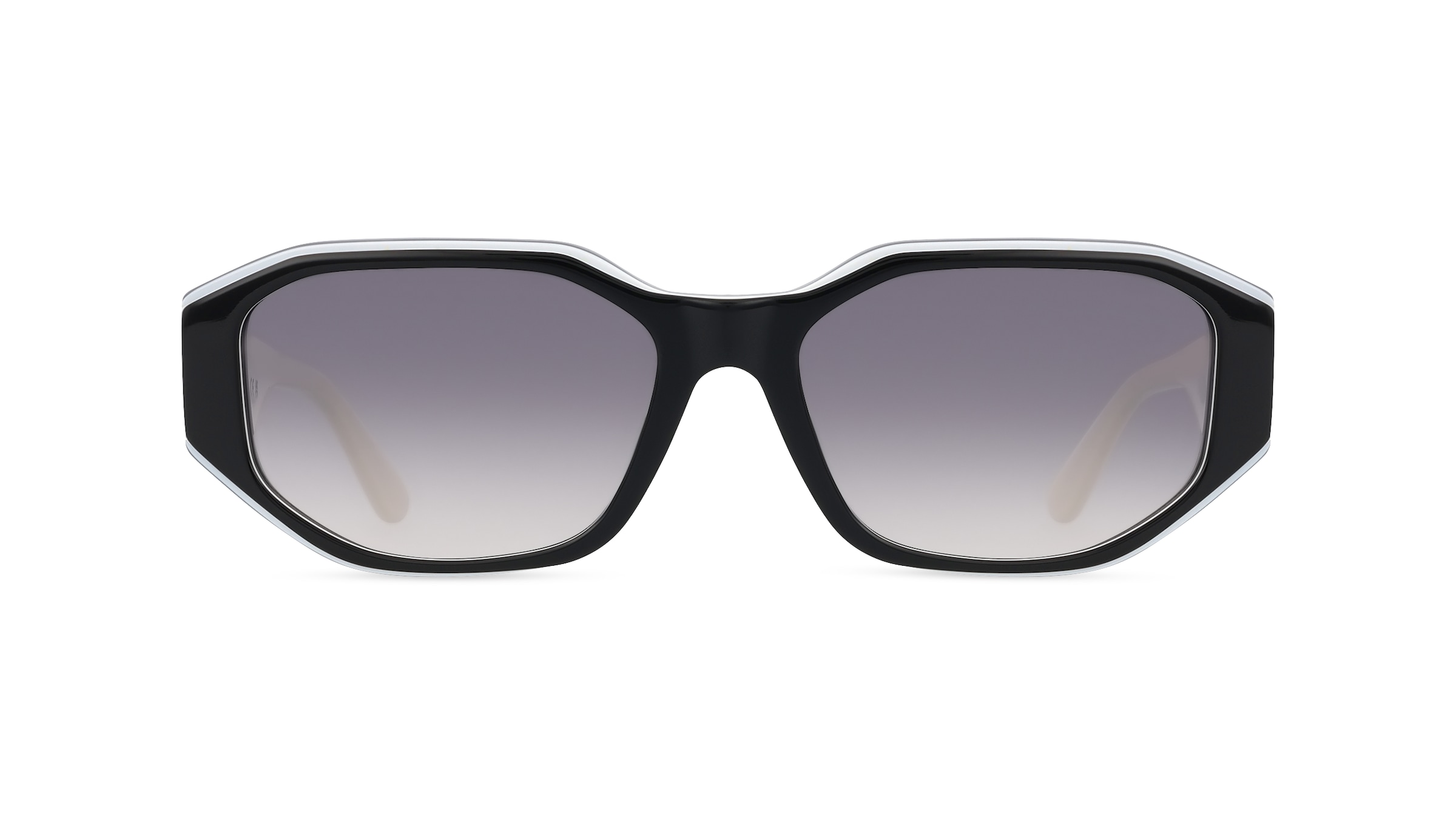 Karl Lagerfeld KL6073S Damen-Sonnenbrille Vollrand Eckig Kunststoff-Gestell, schwarz