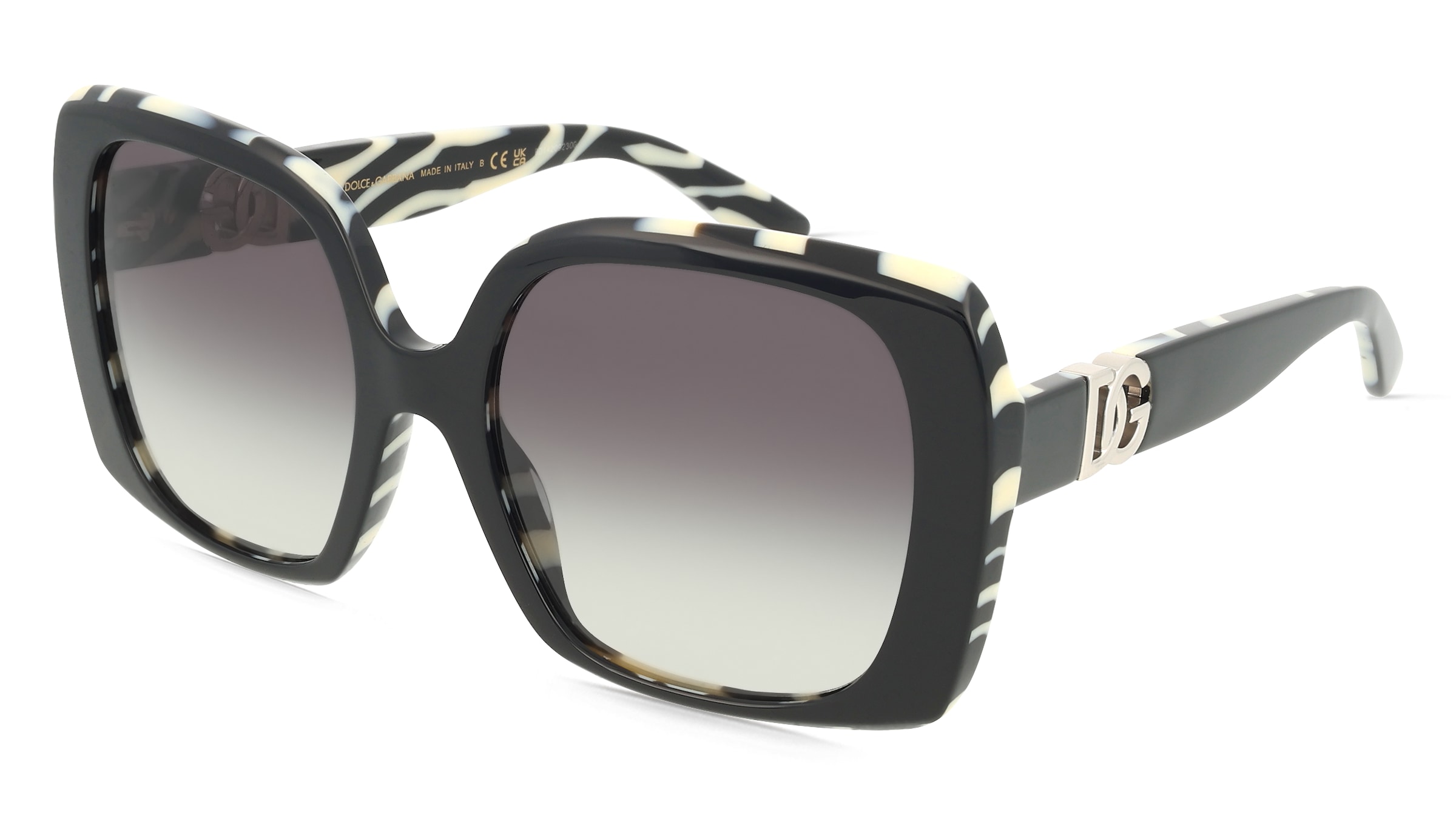 Dolce&amp;Gabbana DG4475 Damen-Sonnenbrille Vollrand Quadratisch Acetat-Gestell, Schwarz