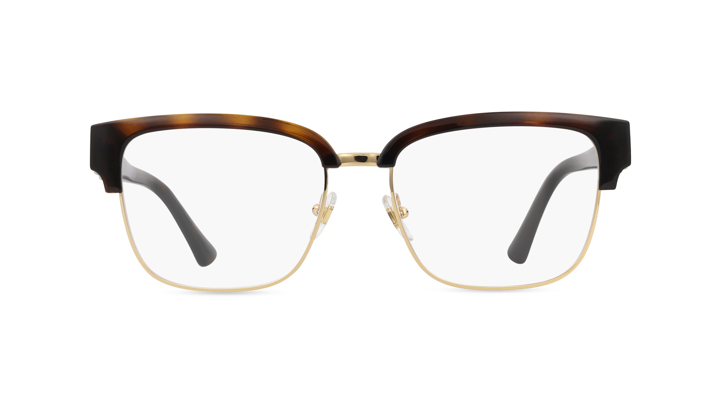 Versace VE3348 Herren-Brille inkl. Gläser Vollrand Eckig Kunststoff-Gestell 55mm/17mm/150mm, braun