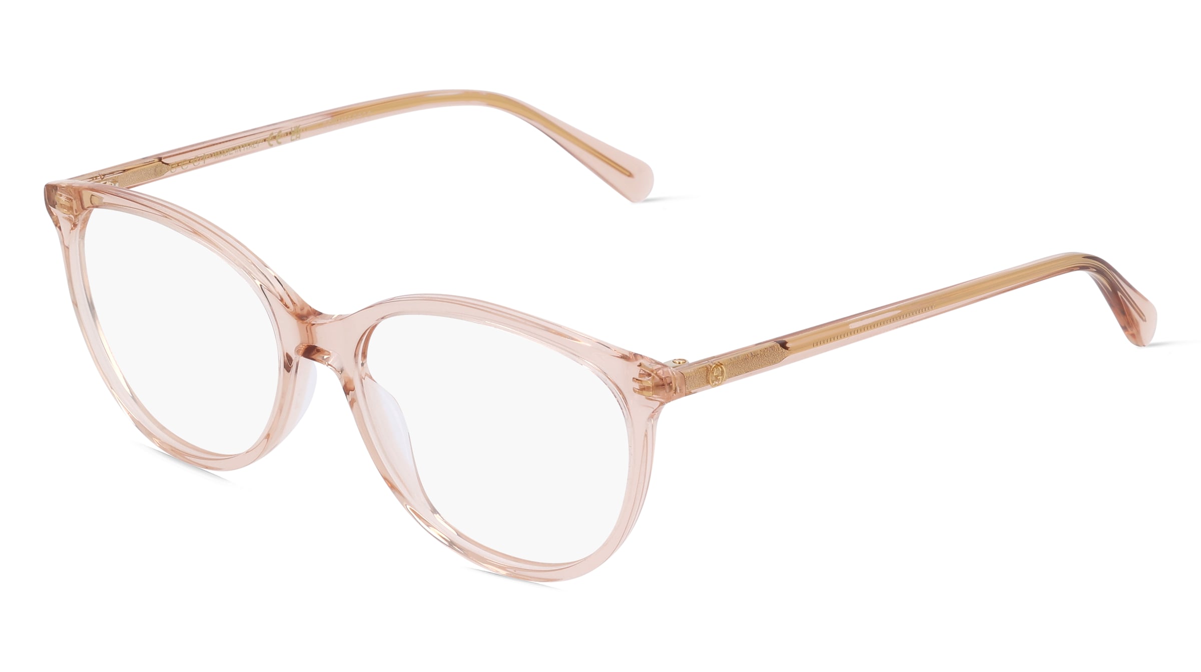 Gucci GG 0550O Damen-Brille inkl. Gläser Vollrand Butterfly Acetat-Gestell 53/16/140, Pink