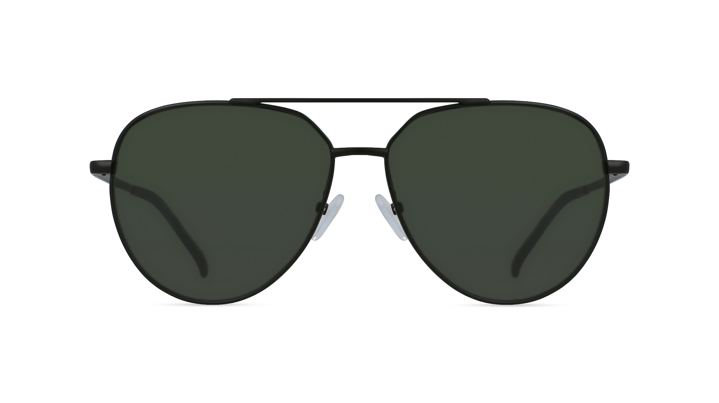 Fielmann BD 483 SUN CL EVERETT Unisex-Sonnenbrille Vollrand Pilot Edelstahl-Gestell, schwarz