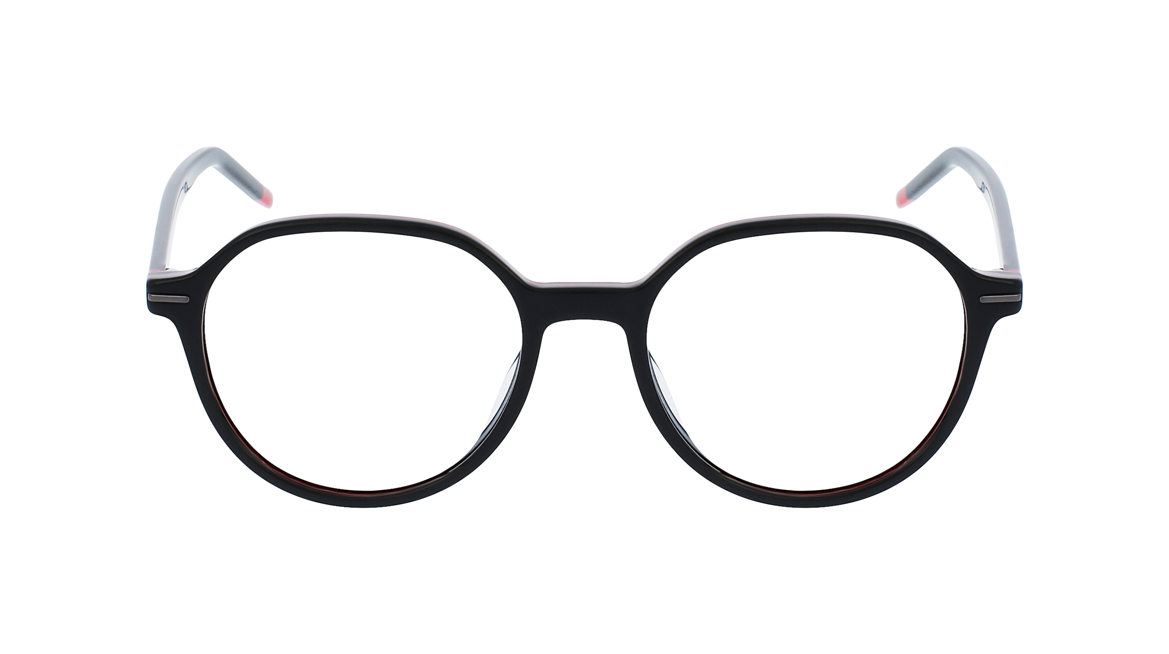 Hugo HG 1170 Herren-Brille inkl. Gläser Vollrand Rund Acetat-Gestell 51mm/18mm/145mm, schwarz