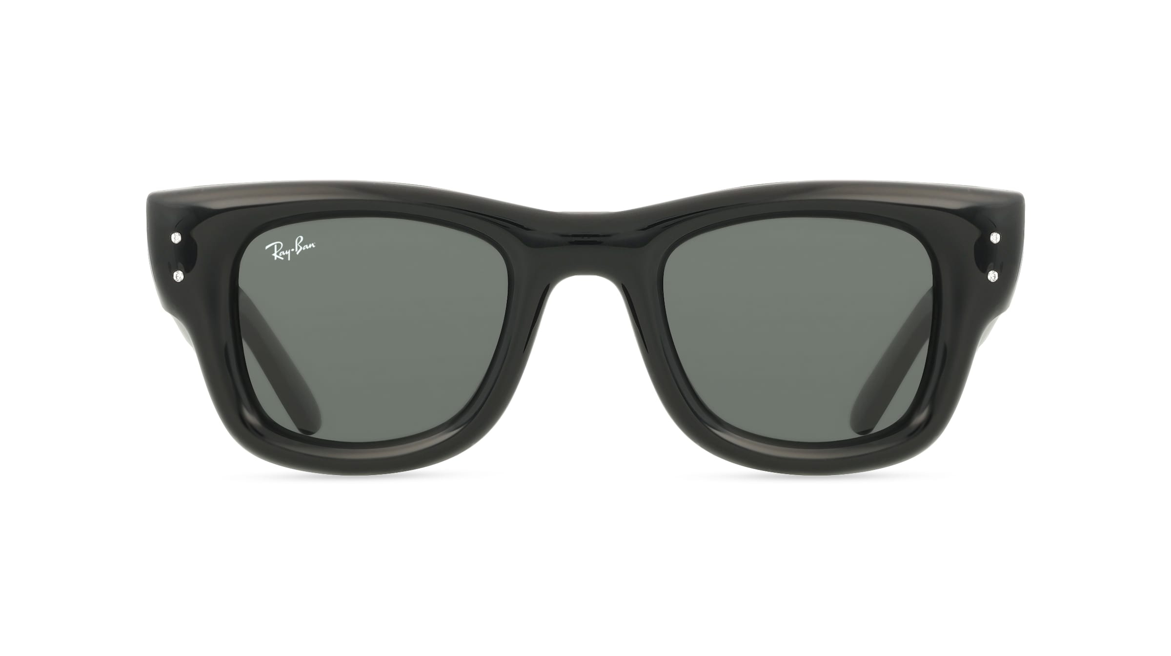Ray-Ban 0RB4940B WAYFARER PUFFER Unisex-Sonnenbrille Vollrand Quadratisch Kunststoff-Gestell, schwarz