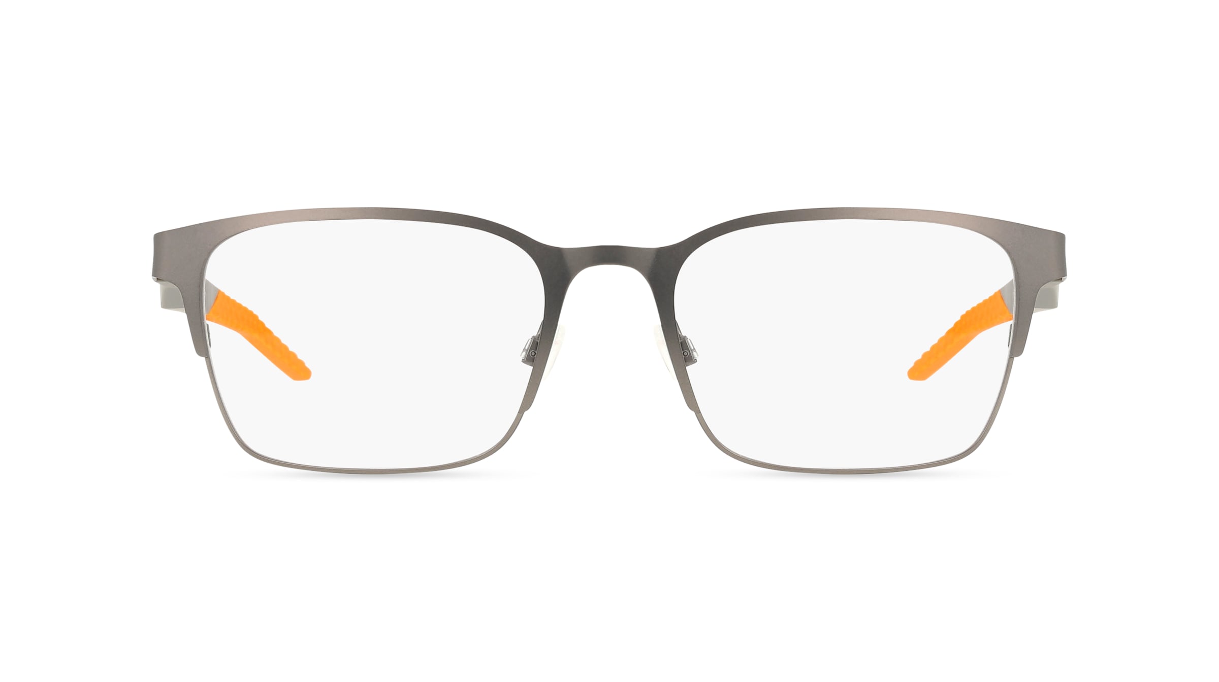 Nike NK8185 Herren-Brille inkl. Gläser Vollrand Eckig Metall-Gestell 56/20/145, grau