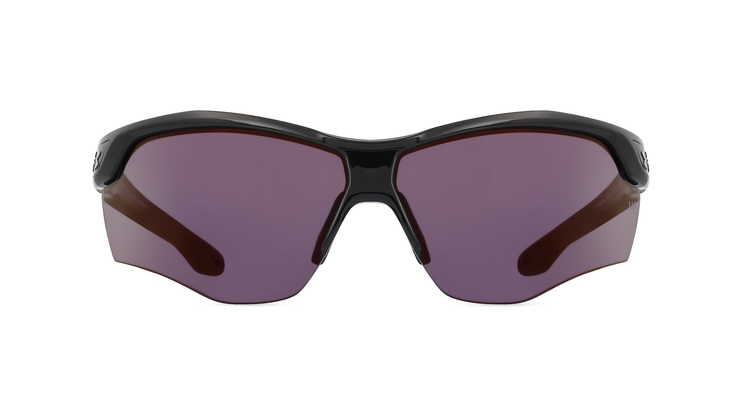 Under Armour UA YARD DUAL Unisex-Sonnenbrille Vollrand Eckig Kunststoff-Gestell, schwarz